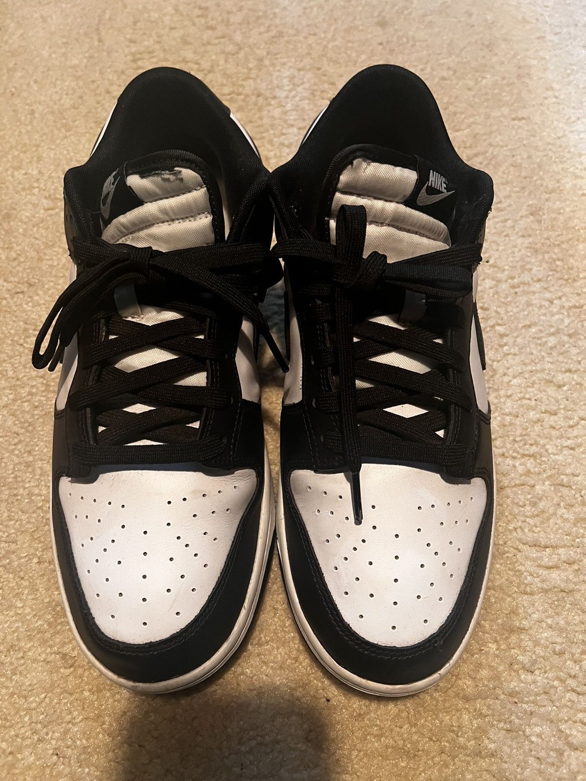 Nike Panda dunks size 12 barely used Size US 12 / EU 45 - 3 Thumbnail