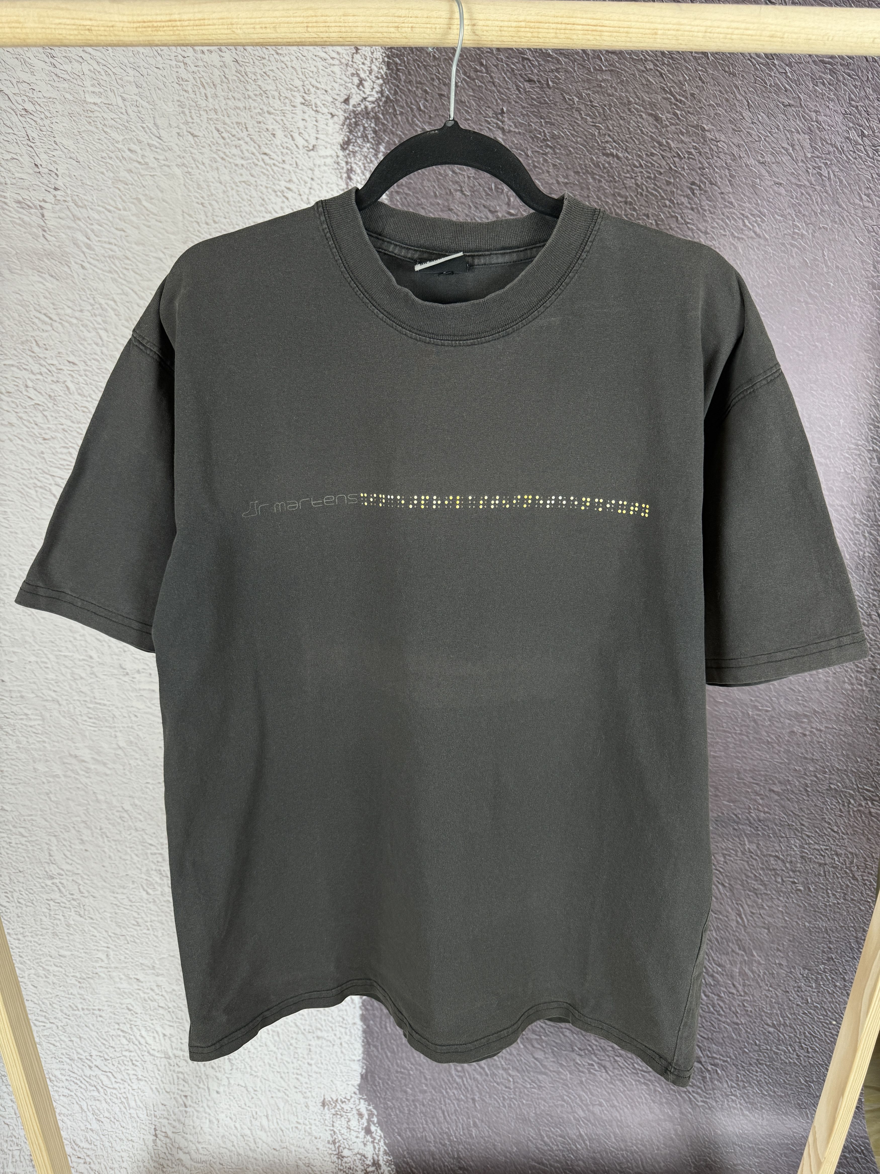 Dr. Martens Dr.Martens OG vintage faded big logo black tee shirt Size US L / EU 52-54 / 3 - 2 Thumbnail