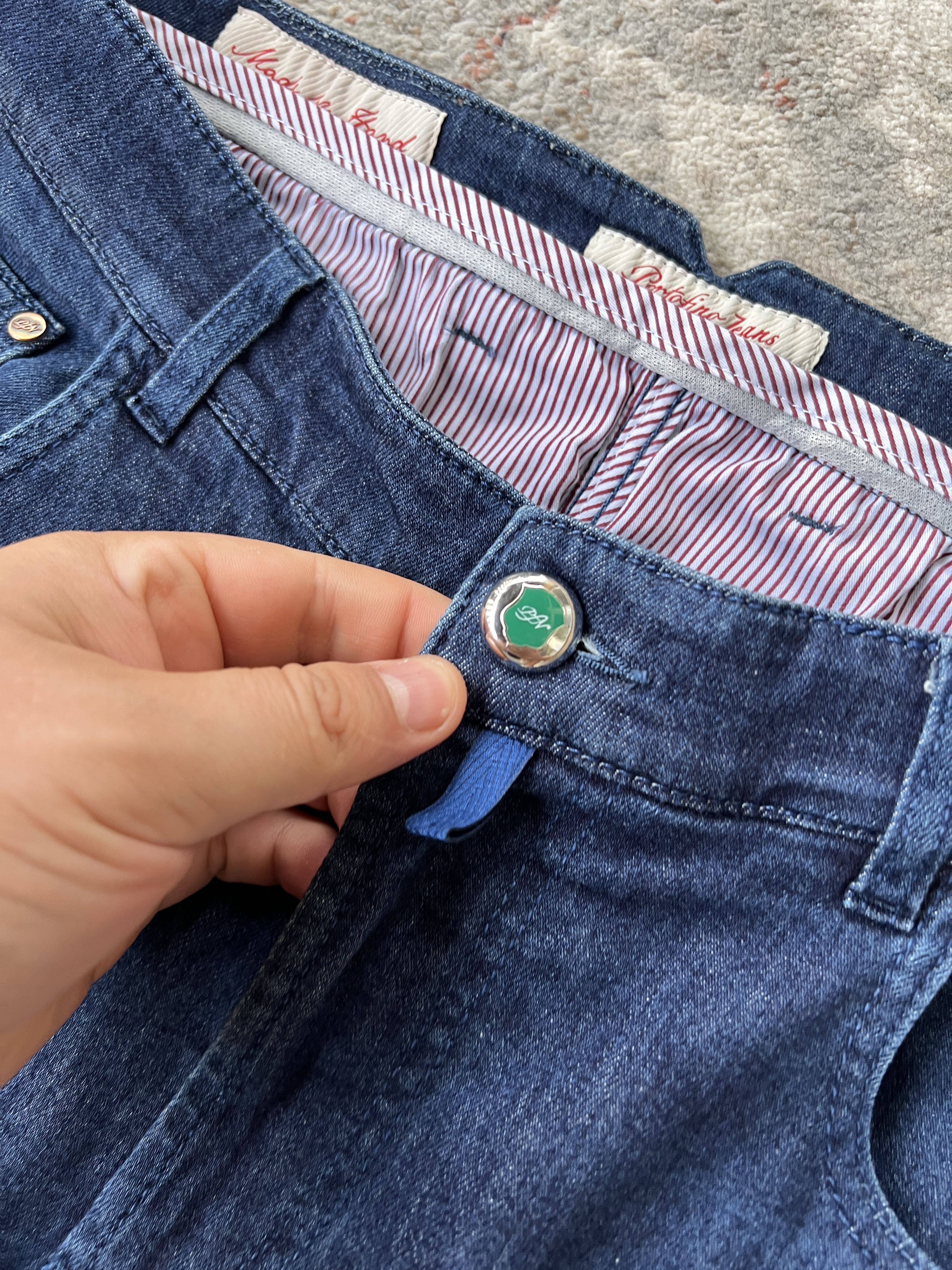 Designer Portofino Jeans Size US 34 / EU 50 - 3 Thumbnail
