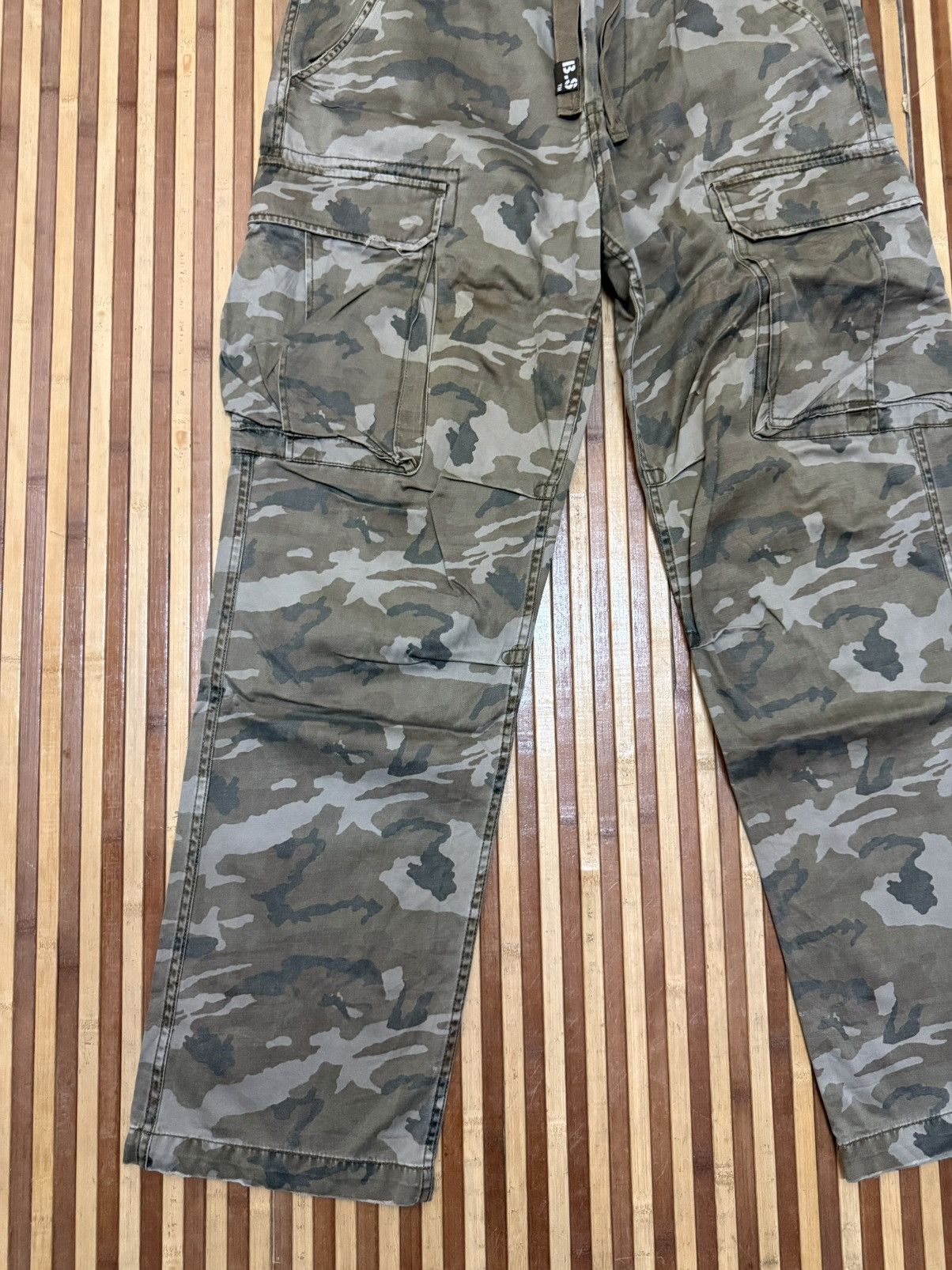 Japanese Brand Vintage B.S 7-3-9 Camouflage Military Outfit Cargo Pants Size US 33 - 4 Thumbnail