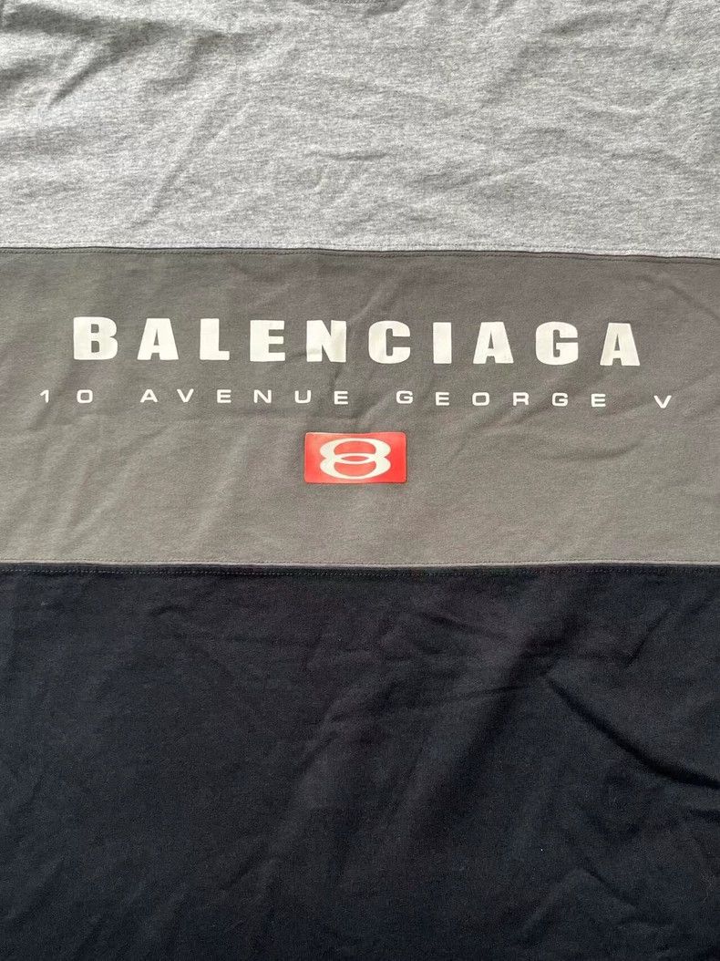 Balenciaga Balenciaga Logo Print Crew Neck Sleeve T-Shirt Size US XS / EU 42 / 0 - 3 Thumbnail