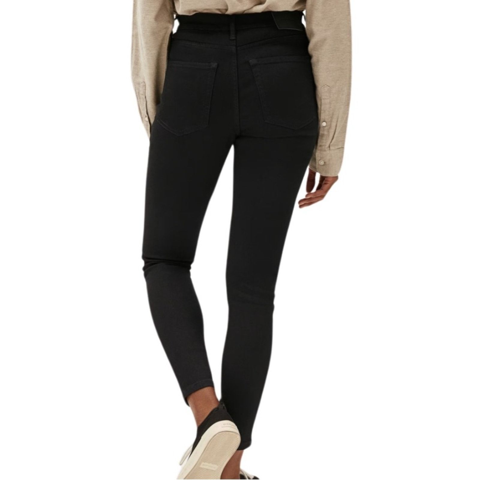 Everlane Everlane The Authentic Stretch High-Rise Skinny -Blk Sz 23 T Size 23" - 2 Thumbnail