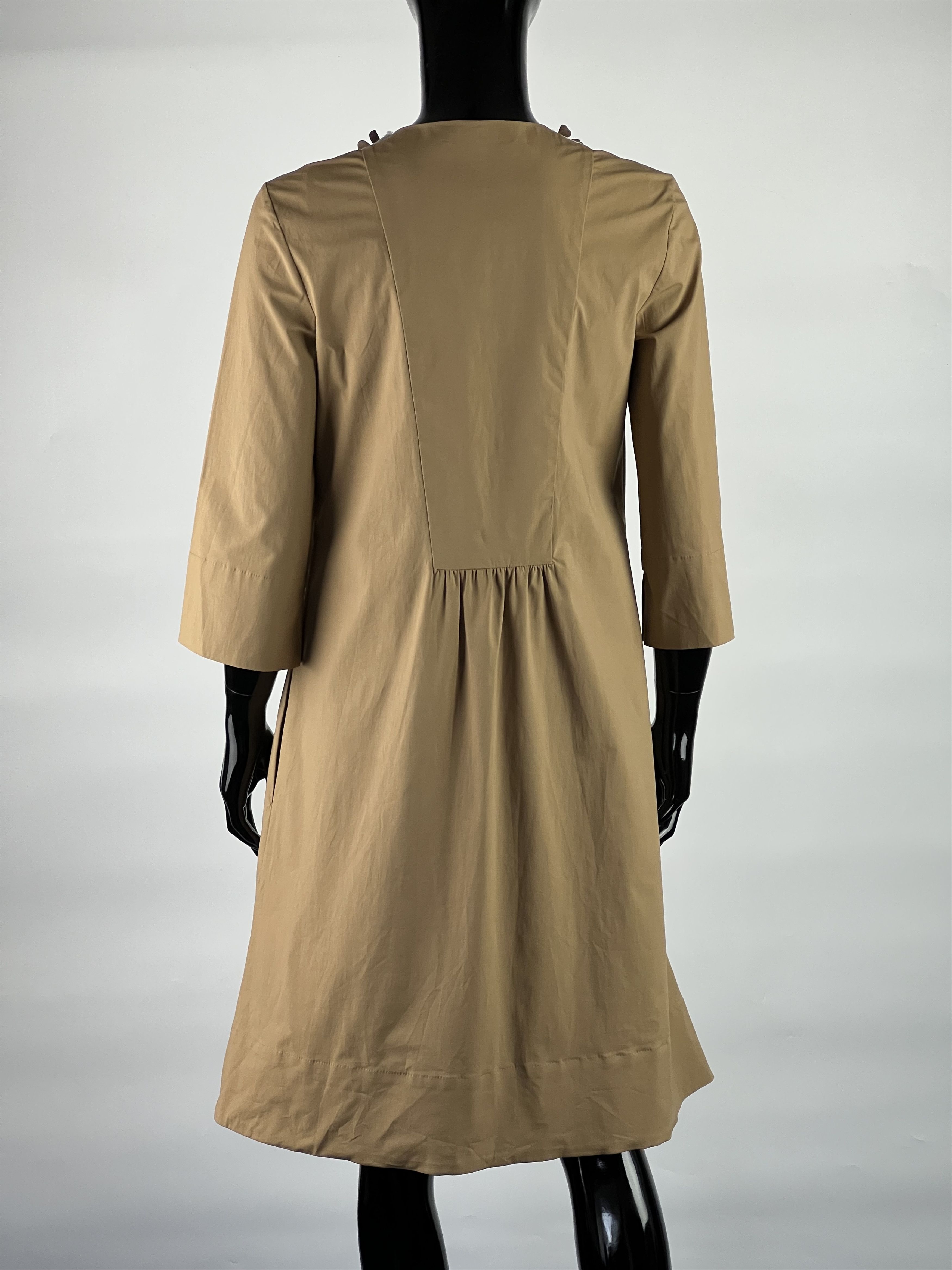 DOROTHEE SCHUMACHER Dorothee Schumacher Cotton/Silk/Leather Corset Dress Size 2 Size M / US 6-8 / IT 42-44 - 2 Thumbnail