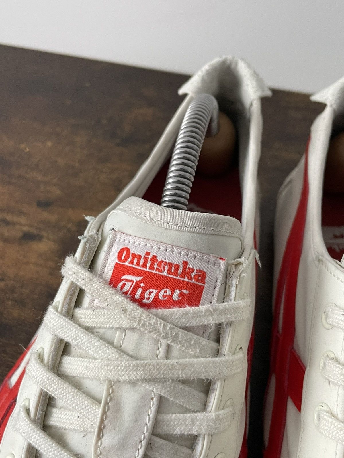 Asics Asics Onitsuka Tiger Shoes White/Red Y2K Size US 9.5 / EU 42-43 - 6 Thumbnail