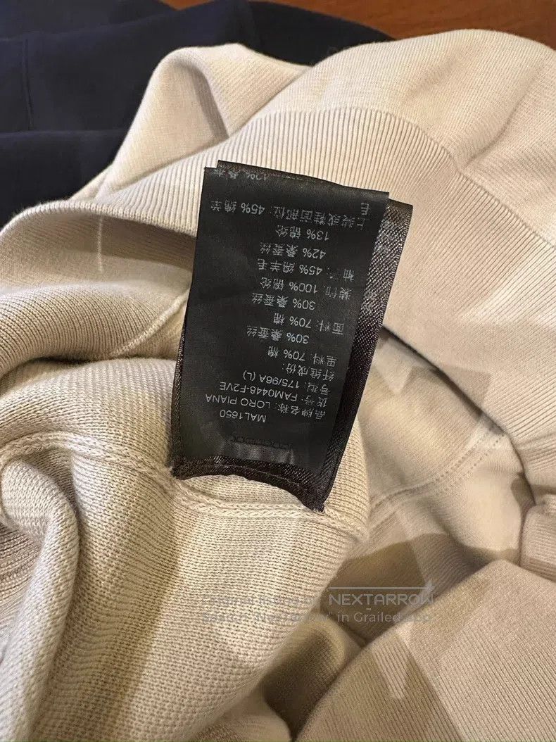 Loro Piana Loro Piana Cashmere Blend Sweater Hoodie Size L / US 10 / IT 46 - 5 Thumbnail