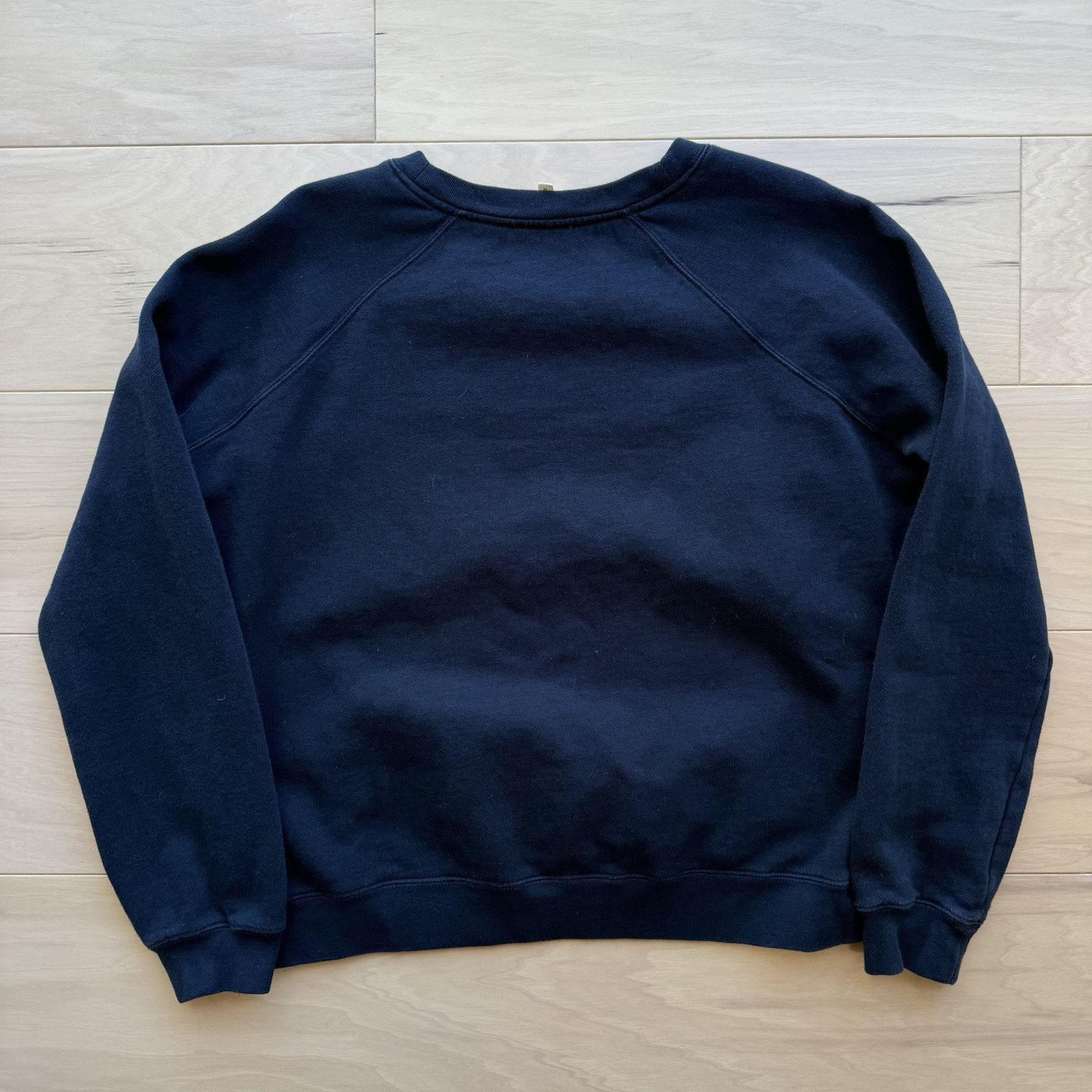 Sezane Sezane Amour Sweatshirt Women's M Navy Crew Fleece Pullover Size M / US 6-8 / IT 42-44 - 8 Thumbnail