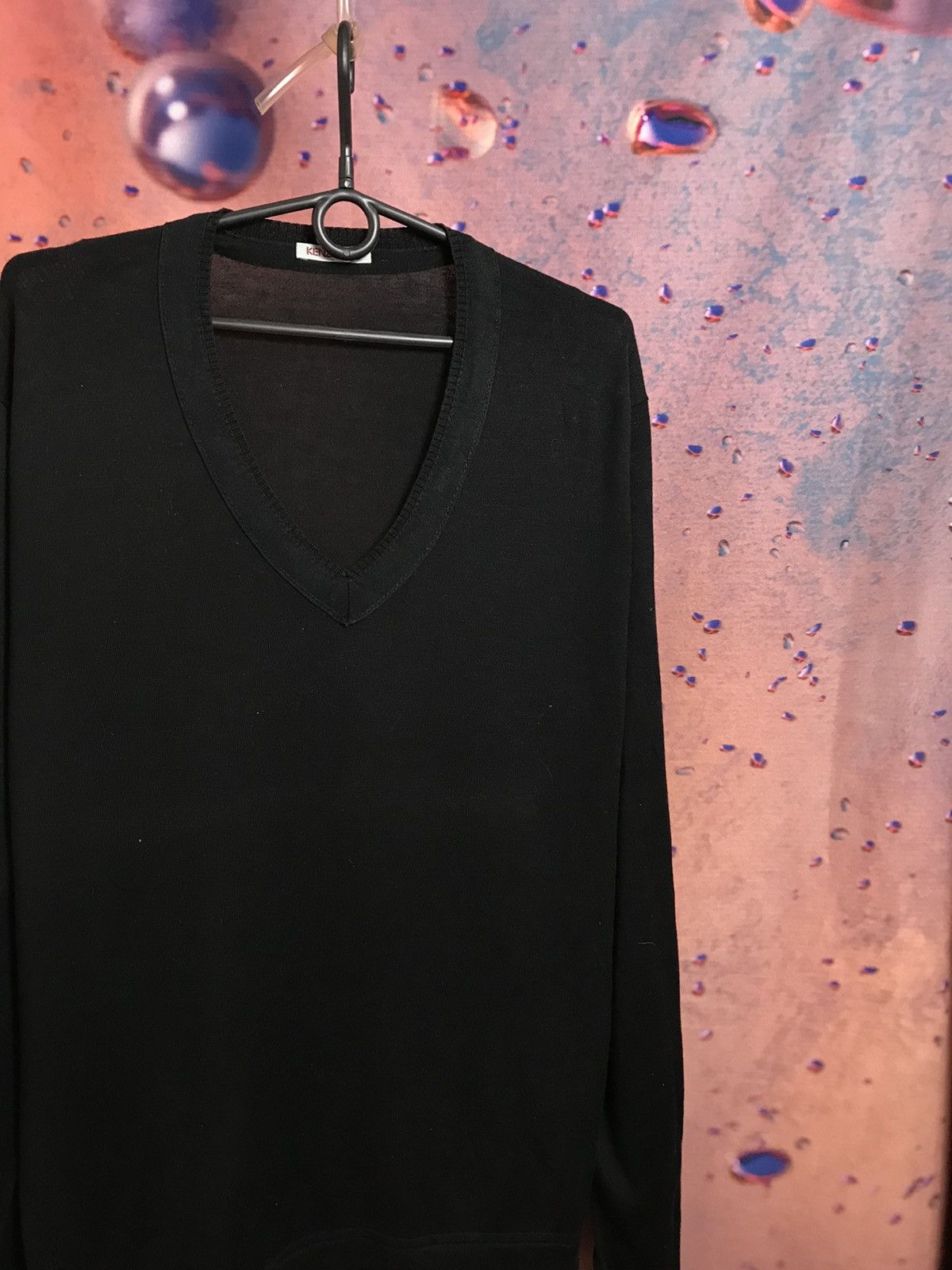 Kenzo Kenzo V-Neck luxury streetwear sweater Size US L / EU 52-54 / 3 - 1 Thumbnail