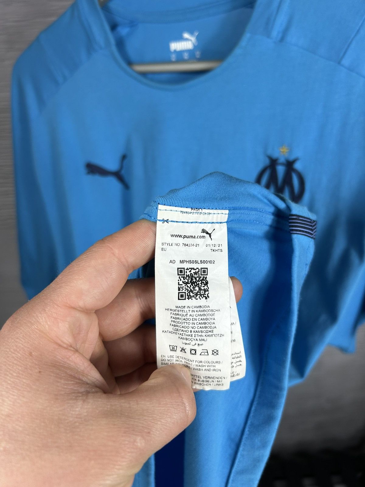 Puma Puma Olympique de Marseille Football T-Shirt Size XL Size US XL / EU 56 / 4 - 10 Thumbnail