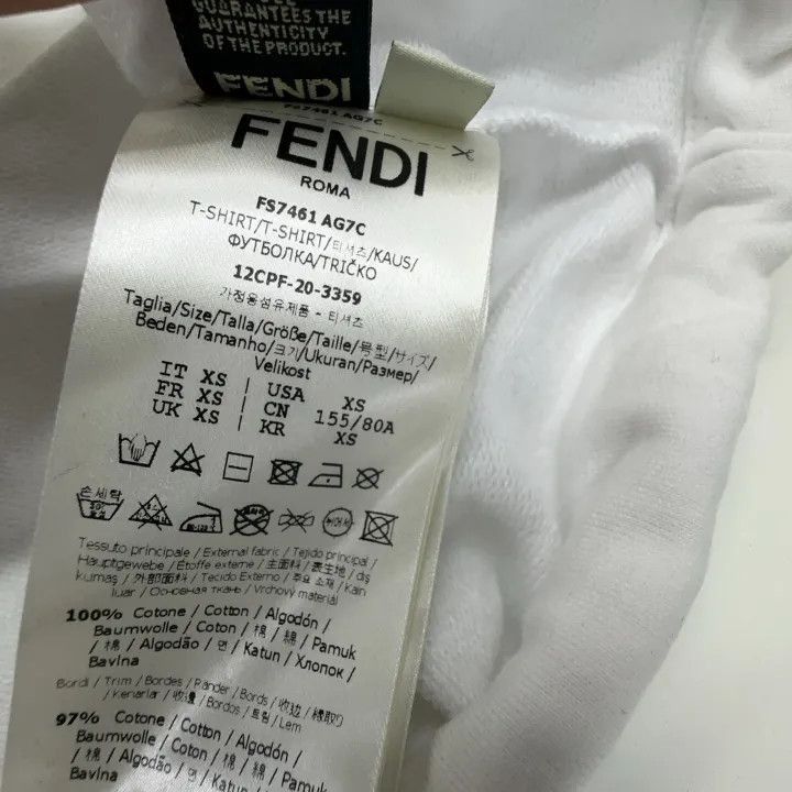 Fendi Fendi FW21 Cropped Sweatshirt with Removable Sleeves -2508 Size XS / US 0-2 / IT 36-38 - 6 Thumbnail