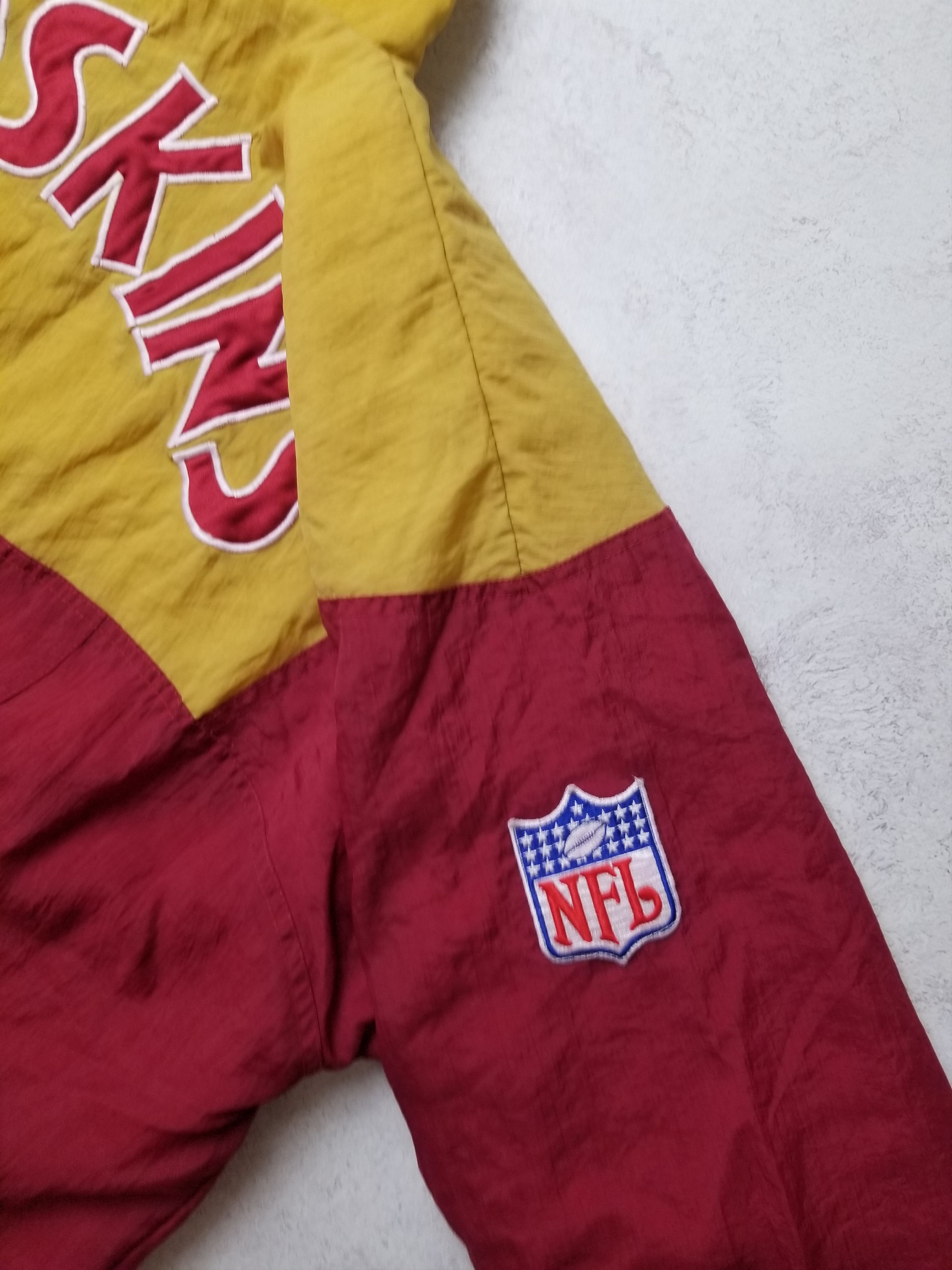 Apex Apex Washington Redskins 1/2 Zip Windbreaker Anorak Jacket Size US XL / EU 56 / 4 - 6 Thumbnail