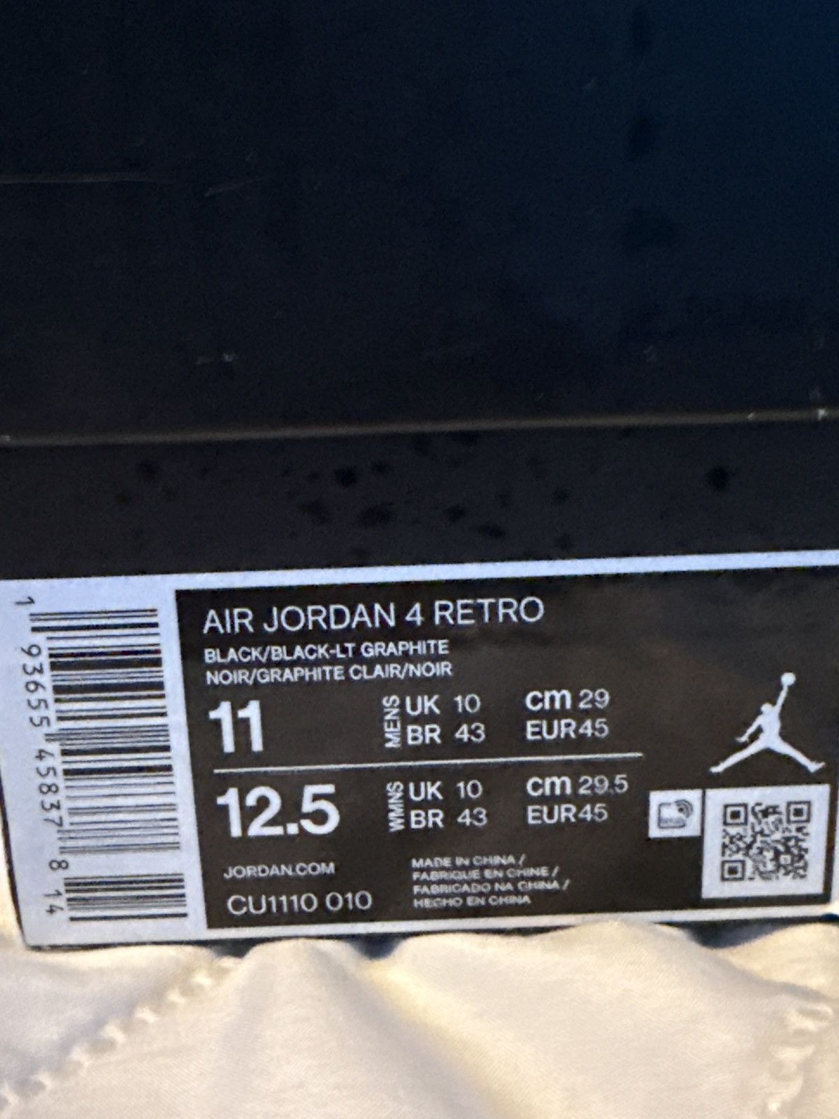 Jordan Brand × Nike Black Cat Jordan 4s Size US 11 / EU 44 - 8 Thumbnail