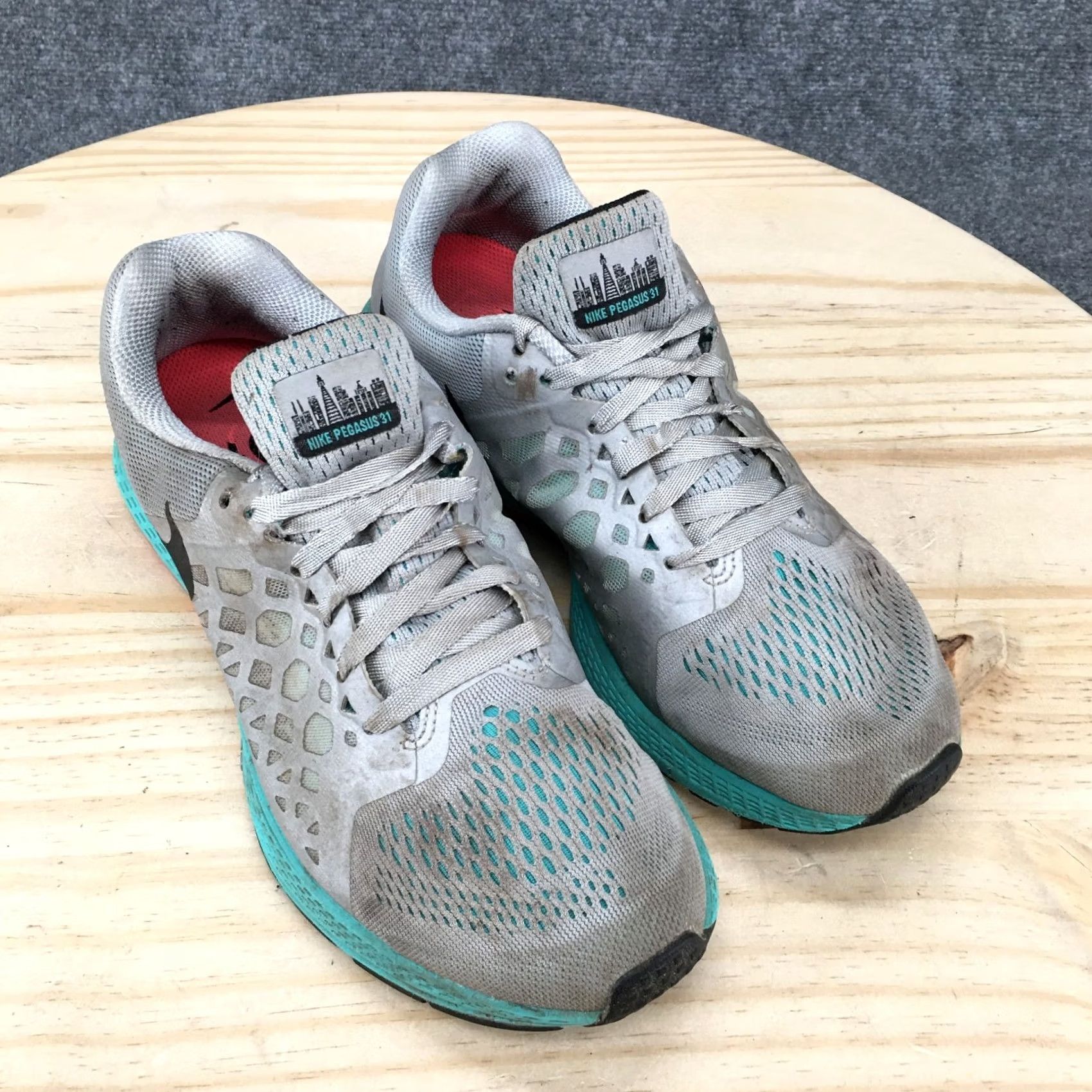 Nike Nike Shoes Womens 9 Air Zoom Pegasus 31 Athletic Sneaker Gray Low Top 705414-003 Size M / US 6-8 / IT 42-44 - 3 Thumbnail