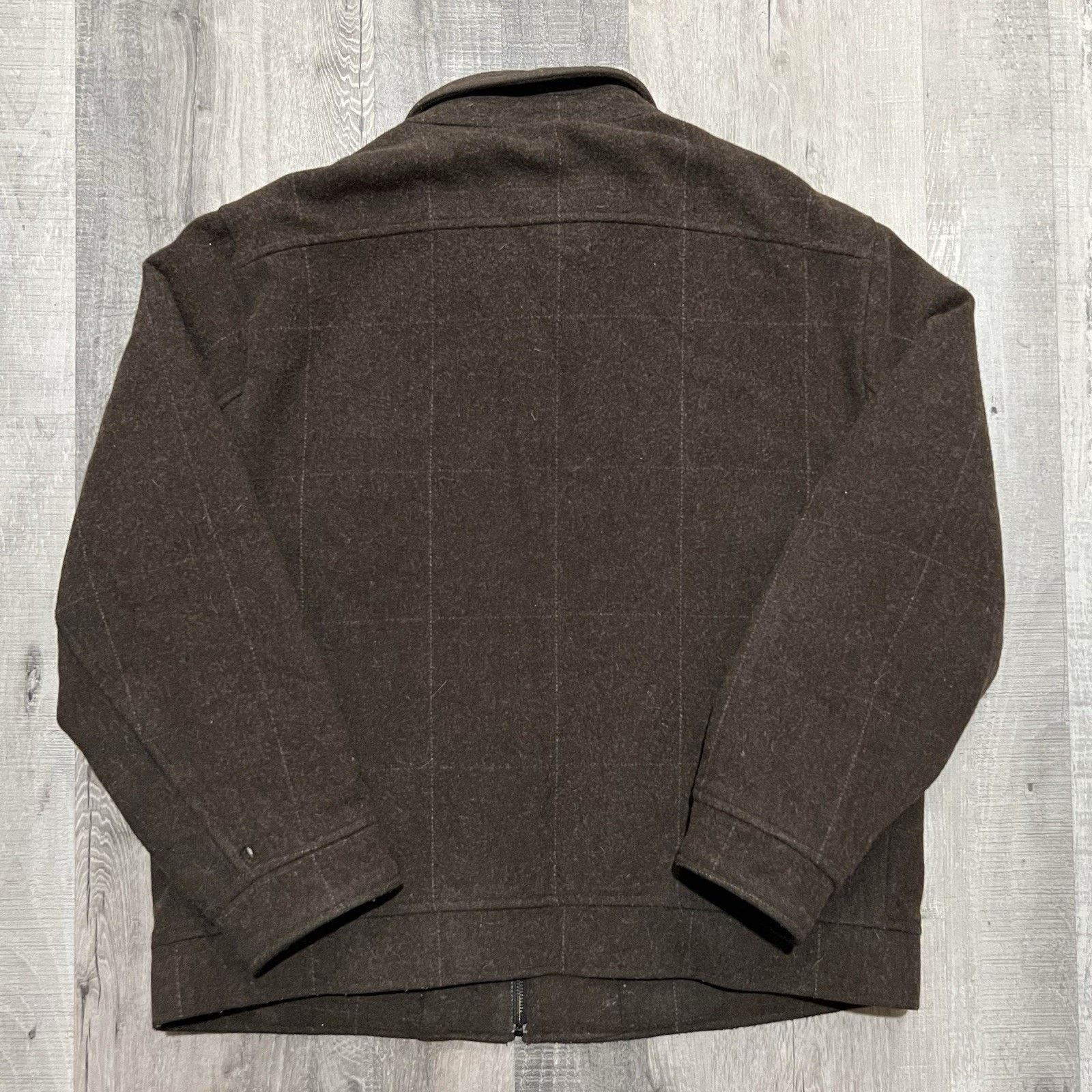 Gap Vintage GAP Wool Bomber Jacket Mens XL Y2K Quilt Lined 00s Size US XL / EU 56 / 4 - 2 Thumbnail