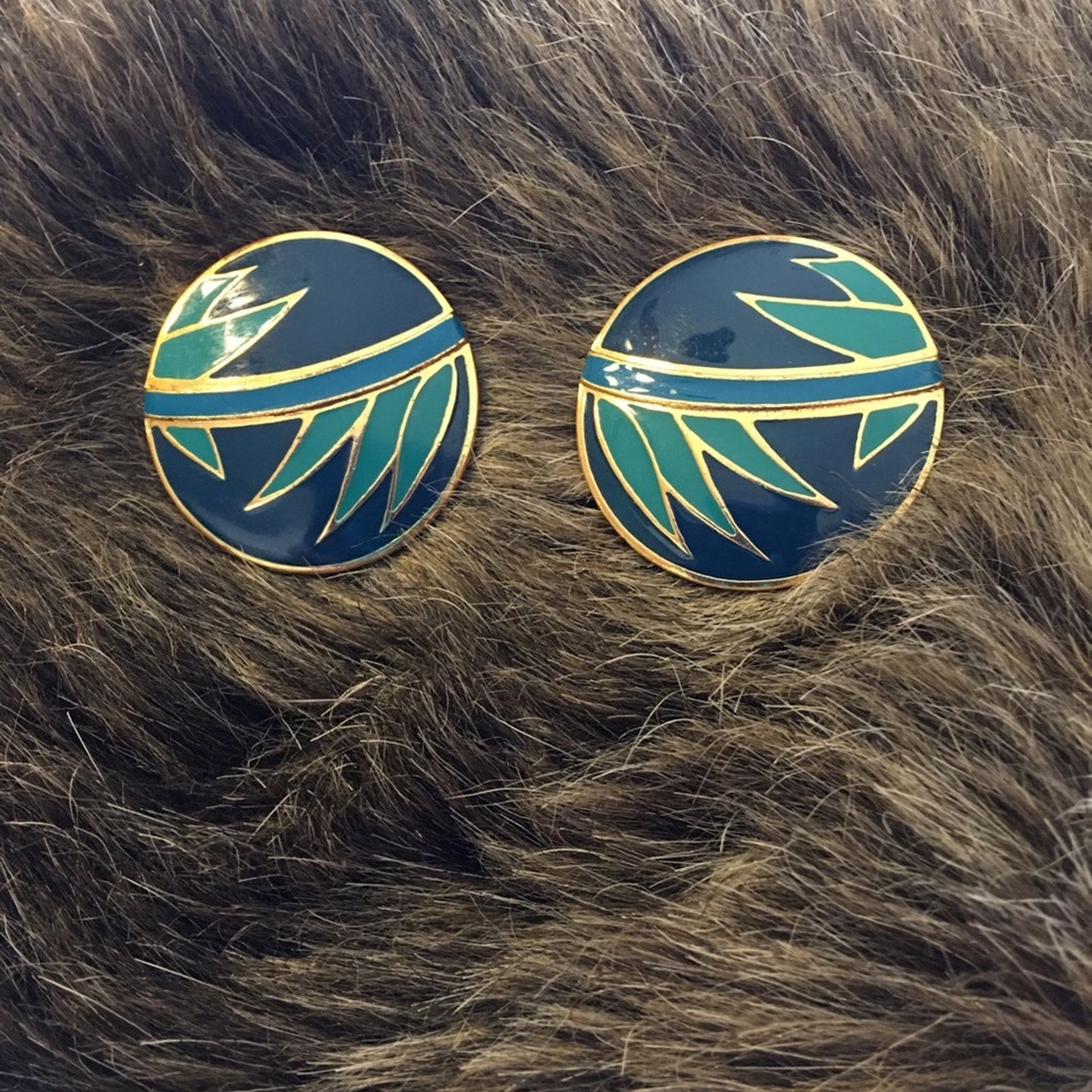 Vintage Vintage mid 80s L.Bott signed pierced earrings Size ONE SIZE - 1 Thumbnail