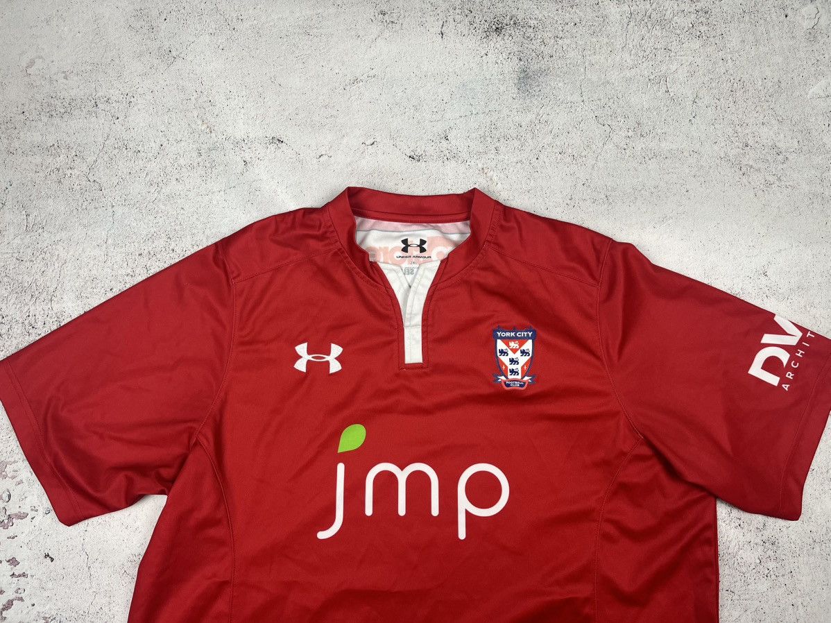 Under Armour YORK CITY 2018/2019 FOOTBALL SHIRT JERSEY HOME UNDER ARMOUR Size US XXL / EU 58 / 5 - 2 Thumbnail