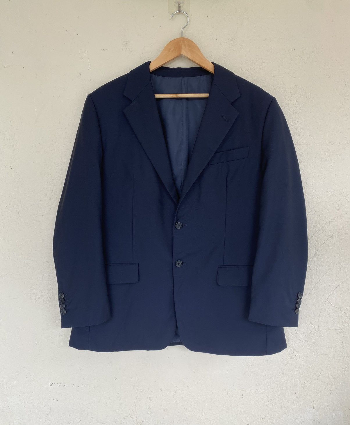 Prada Prada Blazers In Dark Blue Size 54R - 1 Thumbnail