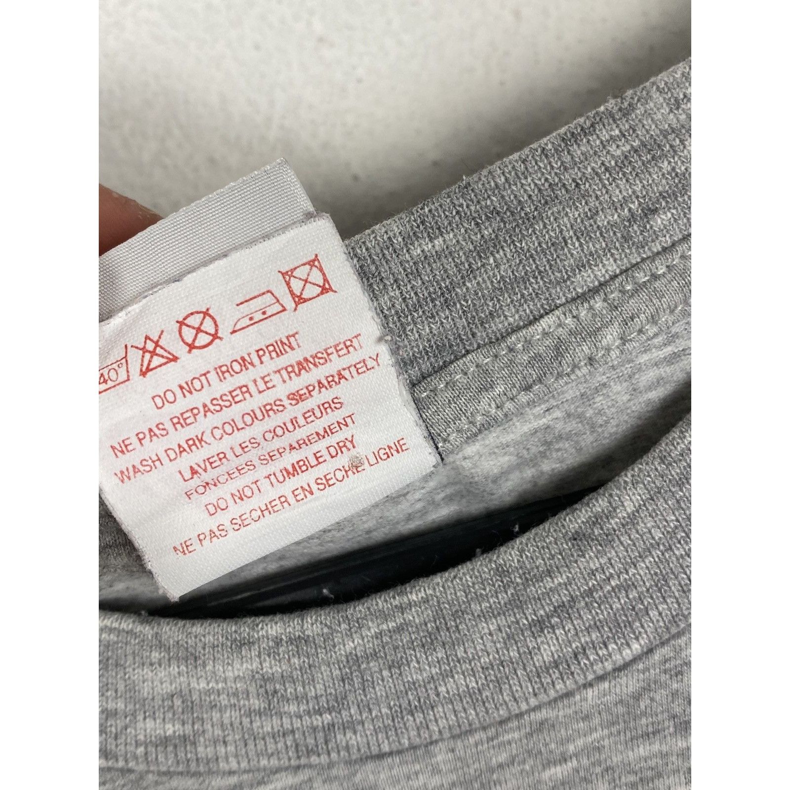 Nike 80s Vintage Nike Geometric Just Do It Logo C T-Shirt In Gray Size US XL / EU 56 / 4 - 7 Thumbnail