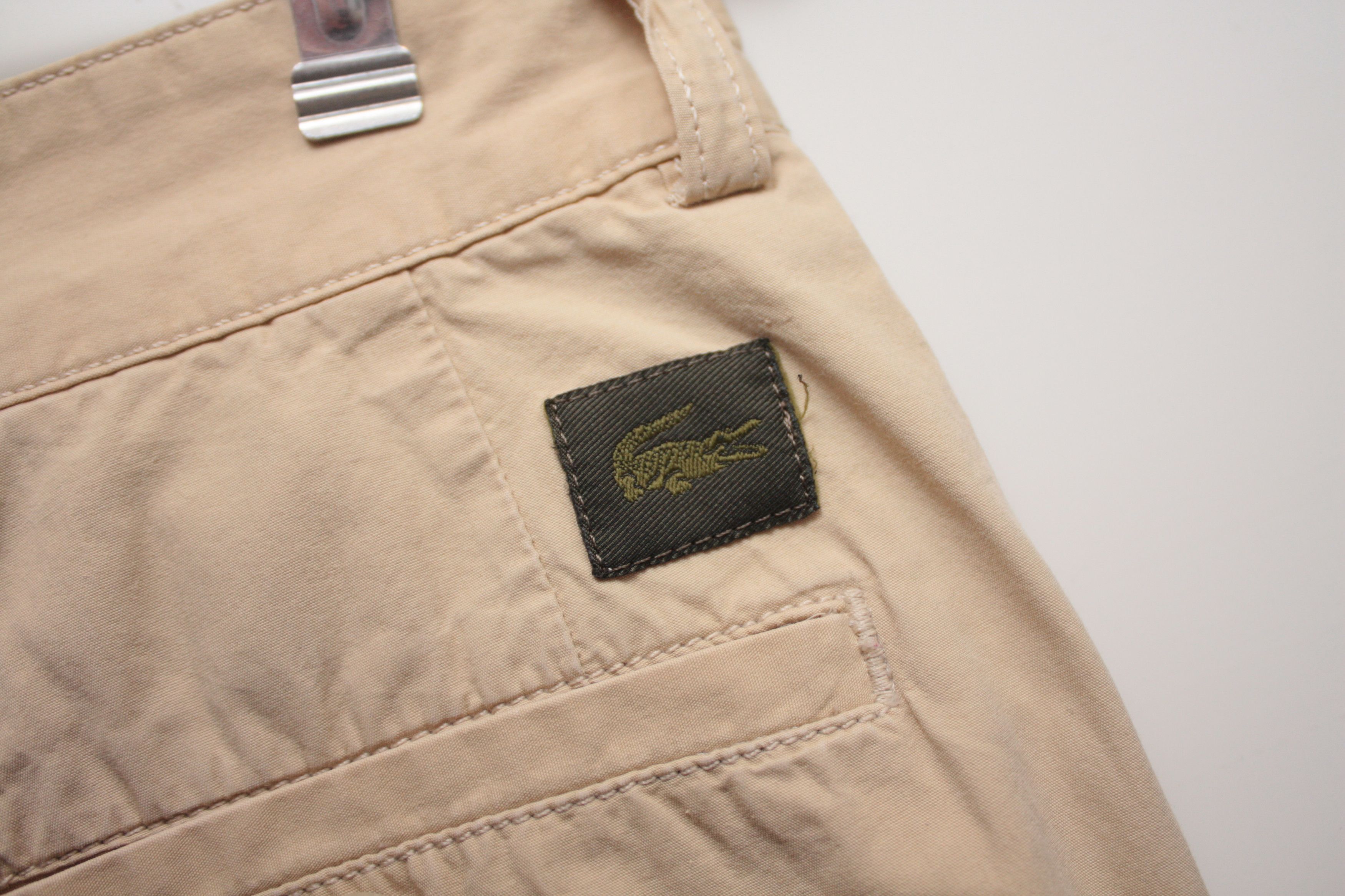 Lacoste Lacoste Vintage Beige Casual Chino Pants Size US 32 / EU 48 - 4 Thumbnail