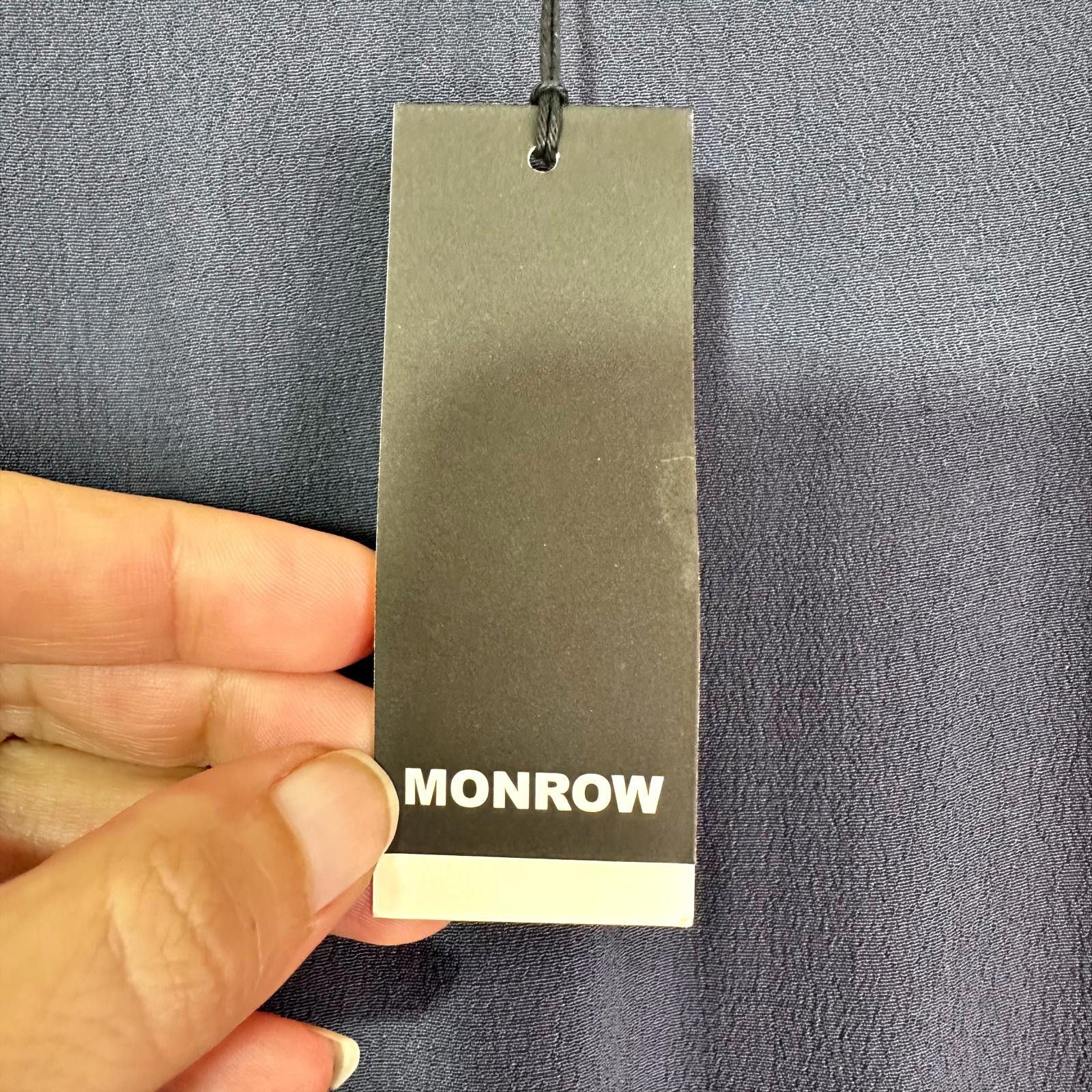 MONROW NWT Monrow Utility Shift Dress Blue Knee Length Women’s S Size S / US 4 / IT 40 - 6 Thumbnail