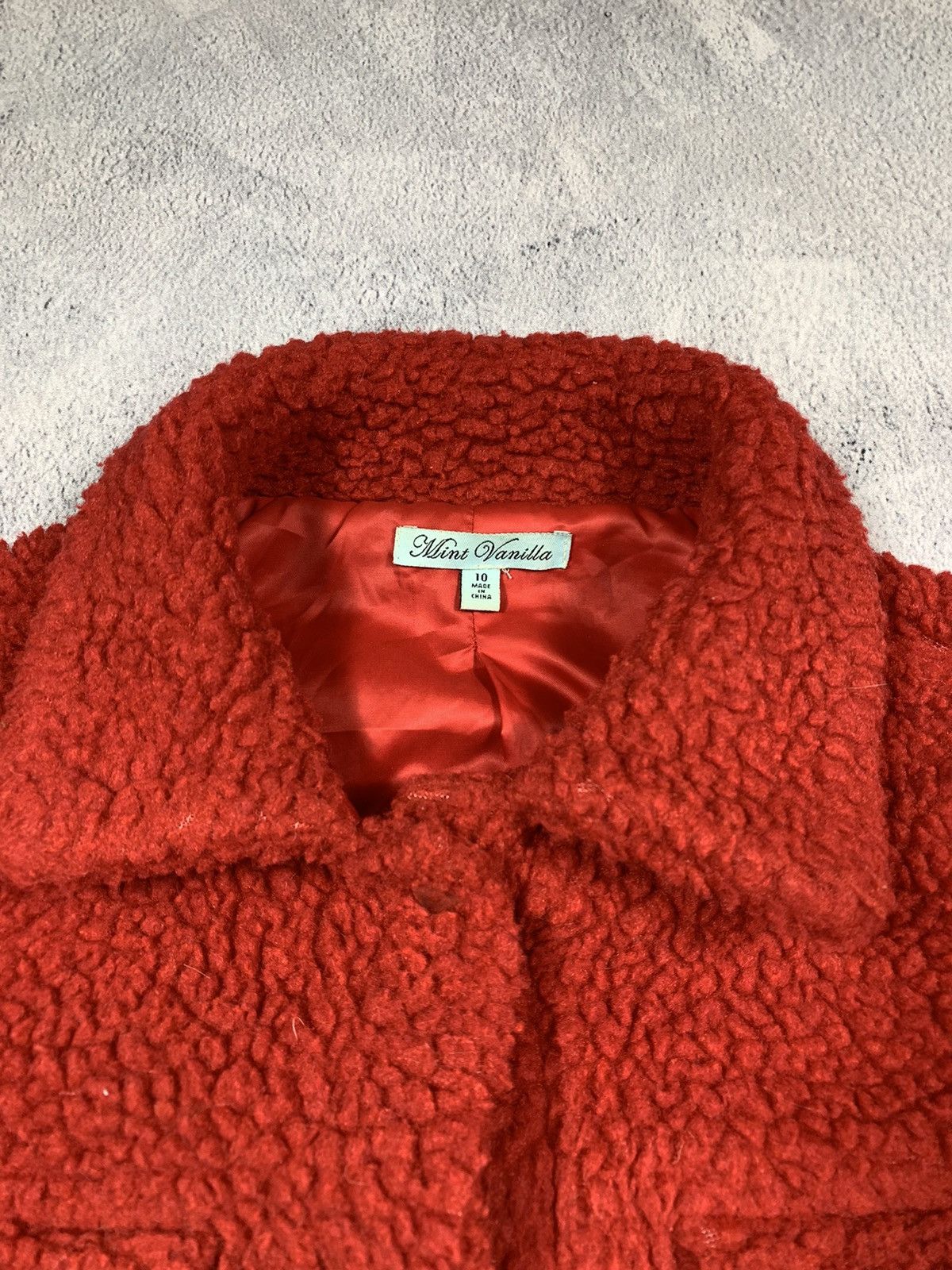 Japanese Brand × Vintage Vintage Y2K deep pile Teddy cropped jacket Japanese Size M / US 6-8 / IT 42-44 - 7 Thumbnail