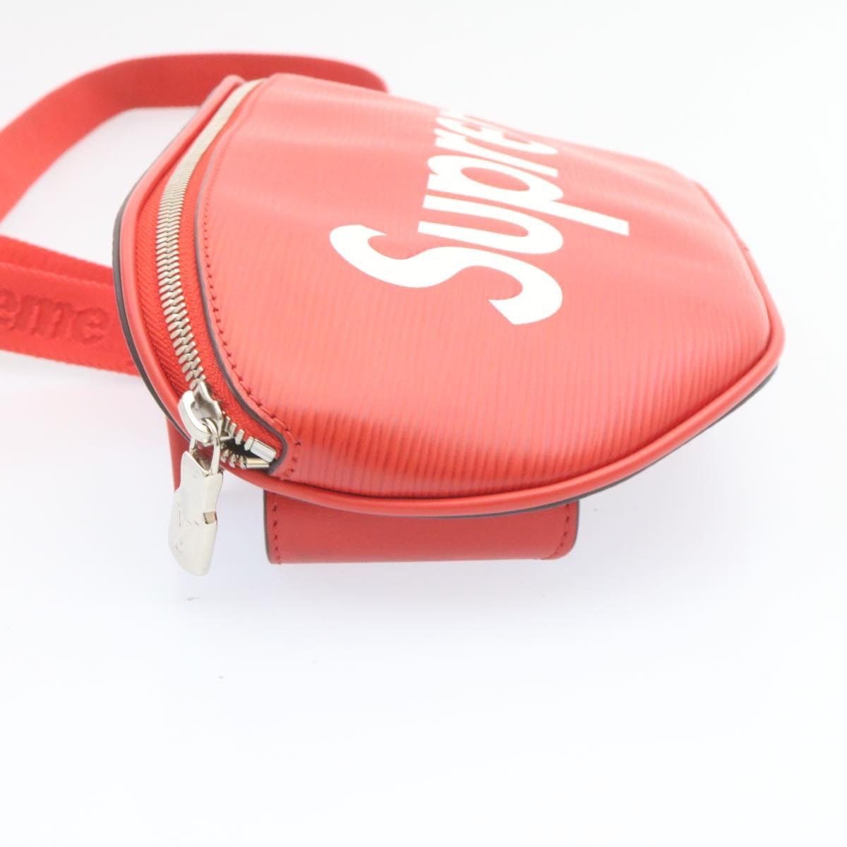 Louis Vuitton LOUIS VUITTON X Supreme Epi Bum Bag Body Bag Red M53418 Size ONE SIZE - 4 Thumbnail