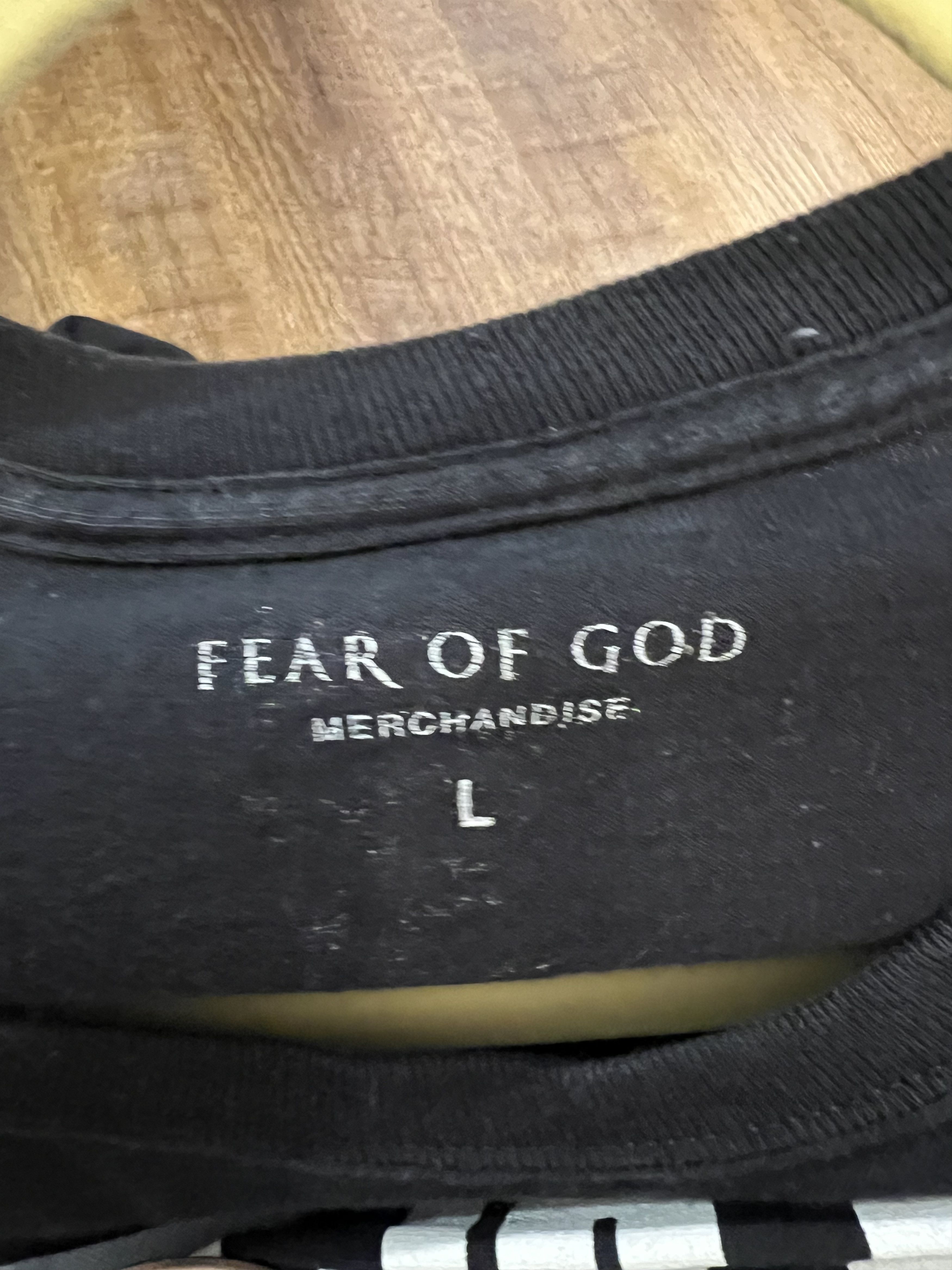 FEAR OF GOD JAY-Z Long Sleeve Tee