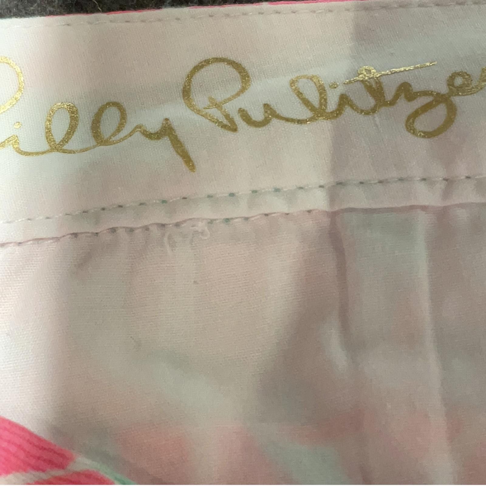 Other Lilly Pulitzer Paisley Print Scalloped Hem Shorts Size 2 Size 26" / US 2 / IT 38 - 3 Thumbnail