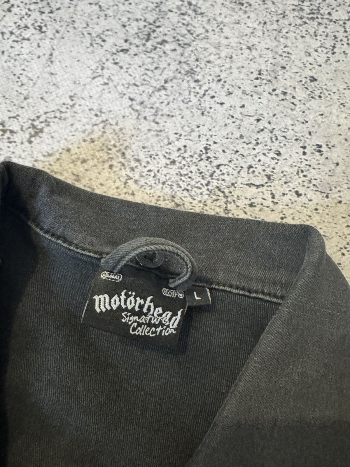 Hurley Motorhead Mens' Black Denim Cut-Off Jacket Size US L / EU 52-54 / 3 - 5 Thumbnail