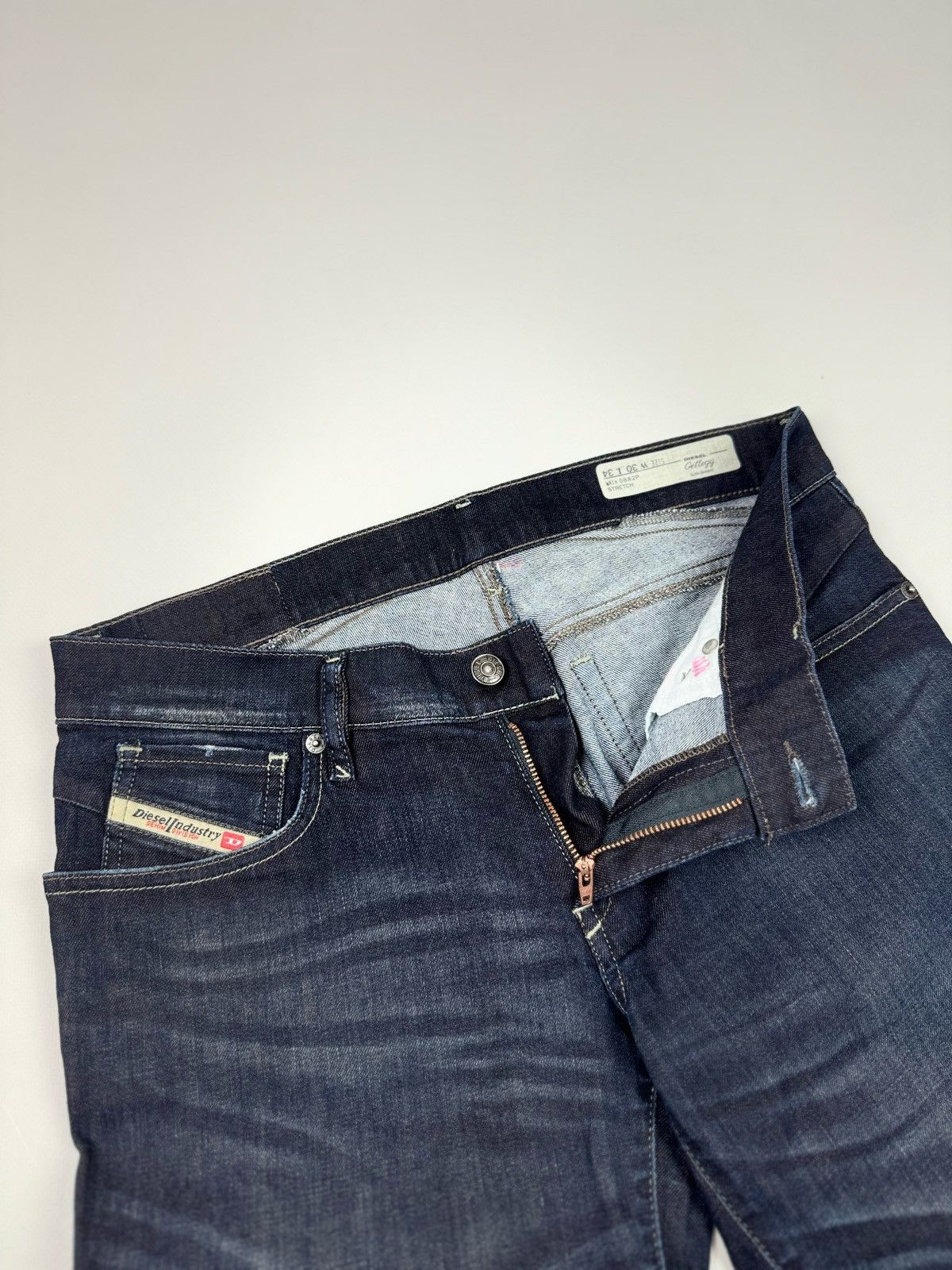 Other Y2K Vintage Diesel Getlegg Stretch Skinny Jeans Size 34" / US 12 / IT 48 - 5 Thumbnail
