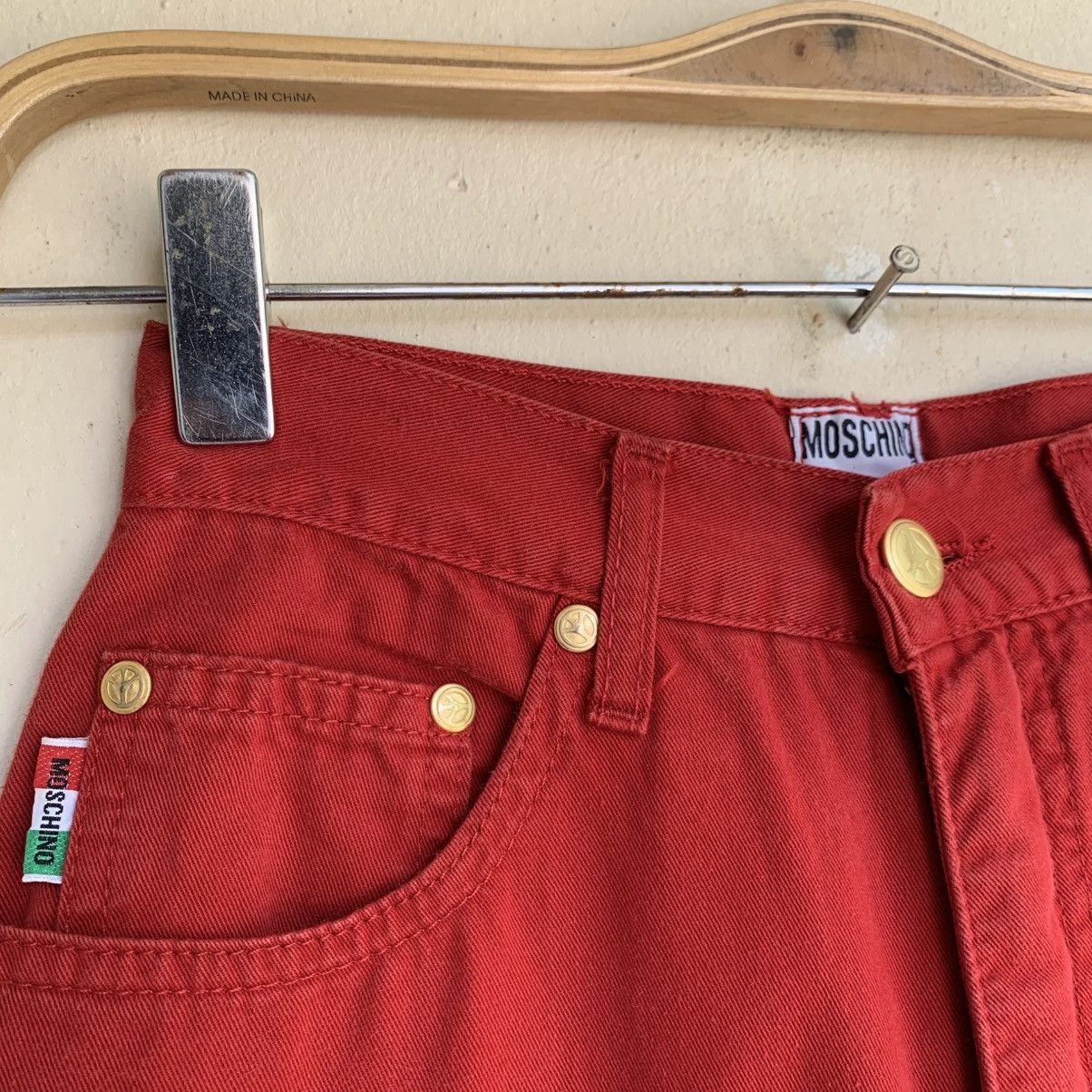 Moschino Vintage Moschino Jeans Womens Red Size 26" / US 2 / IT 38 - 3 Thumbnail