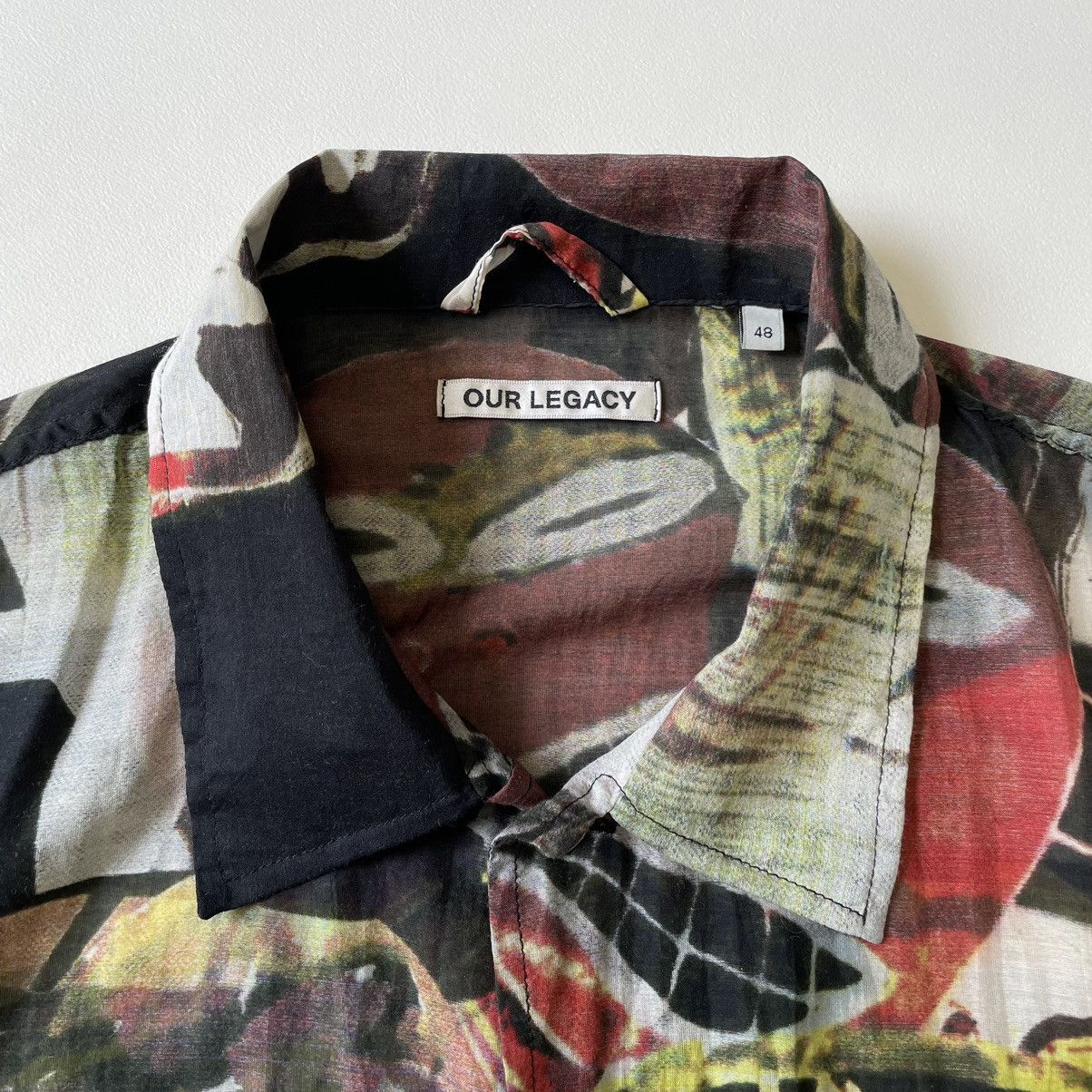 Our Legacy ‘Peace Crowd’ Print Box Shirt Size US M / EU 48-50 / 2 - 3 Thumbnail