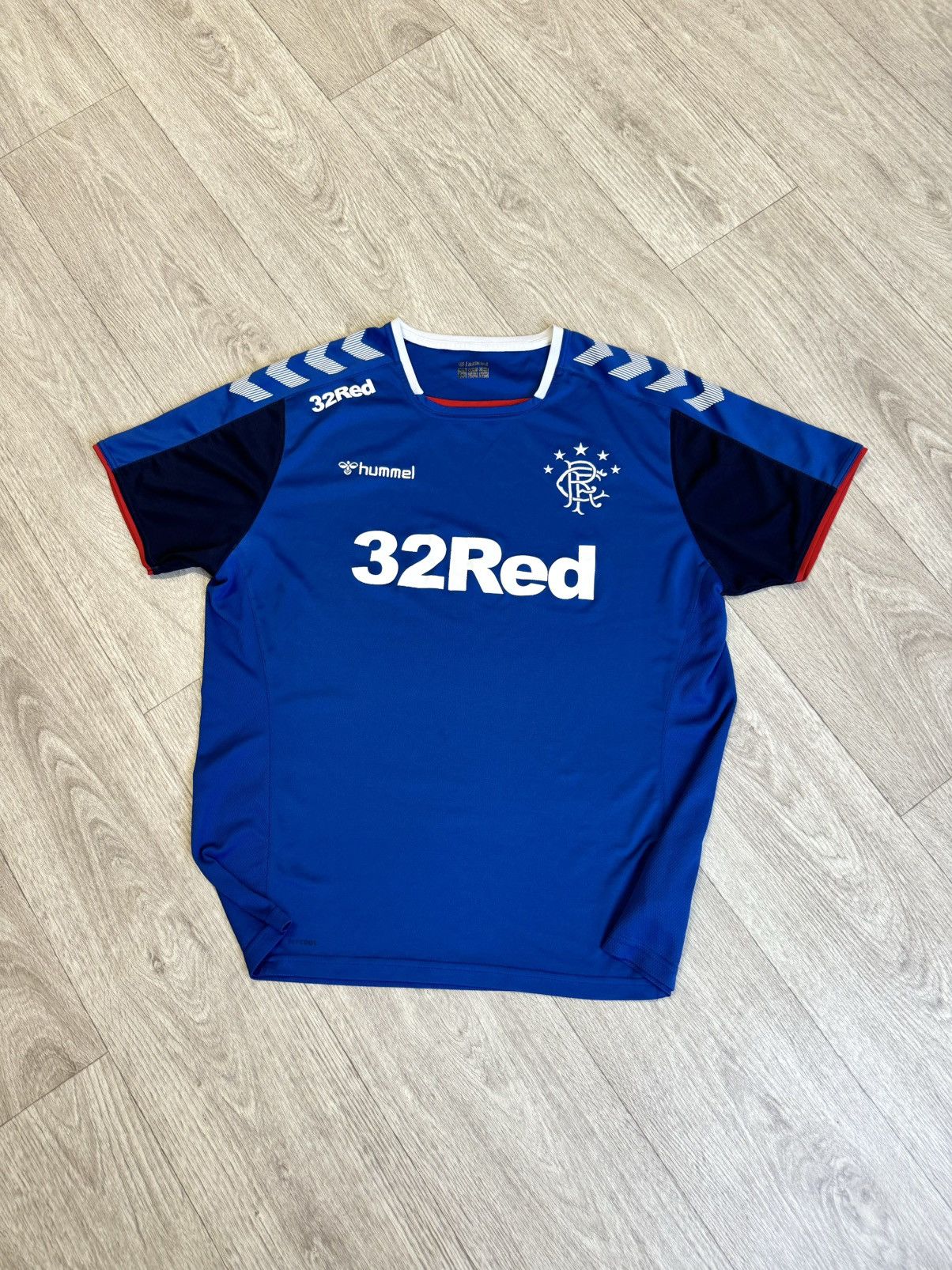 Hummel 🔷Hummel Glasgow Rangers 2019/20 Soccer jersey🔷 Size US XL / EU 56 / 4 - 1 Thumbnail
