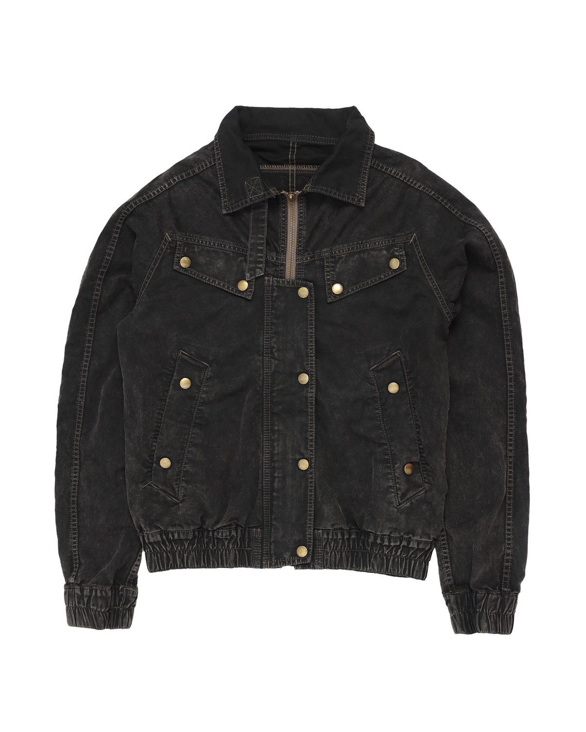 Hysteric Glamour × Japanese Brand × Le Grande Bleu (L.G.B.) HYSTERIC GLAMOUR lace-up bondage jacket Size US M / EU 48-50 / 2 - 2 Thumbnail