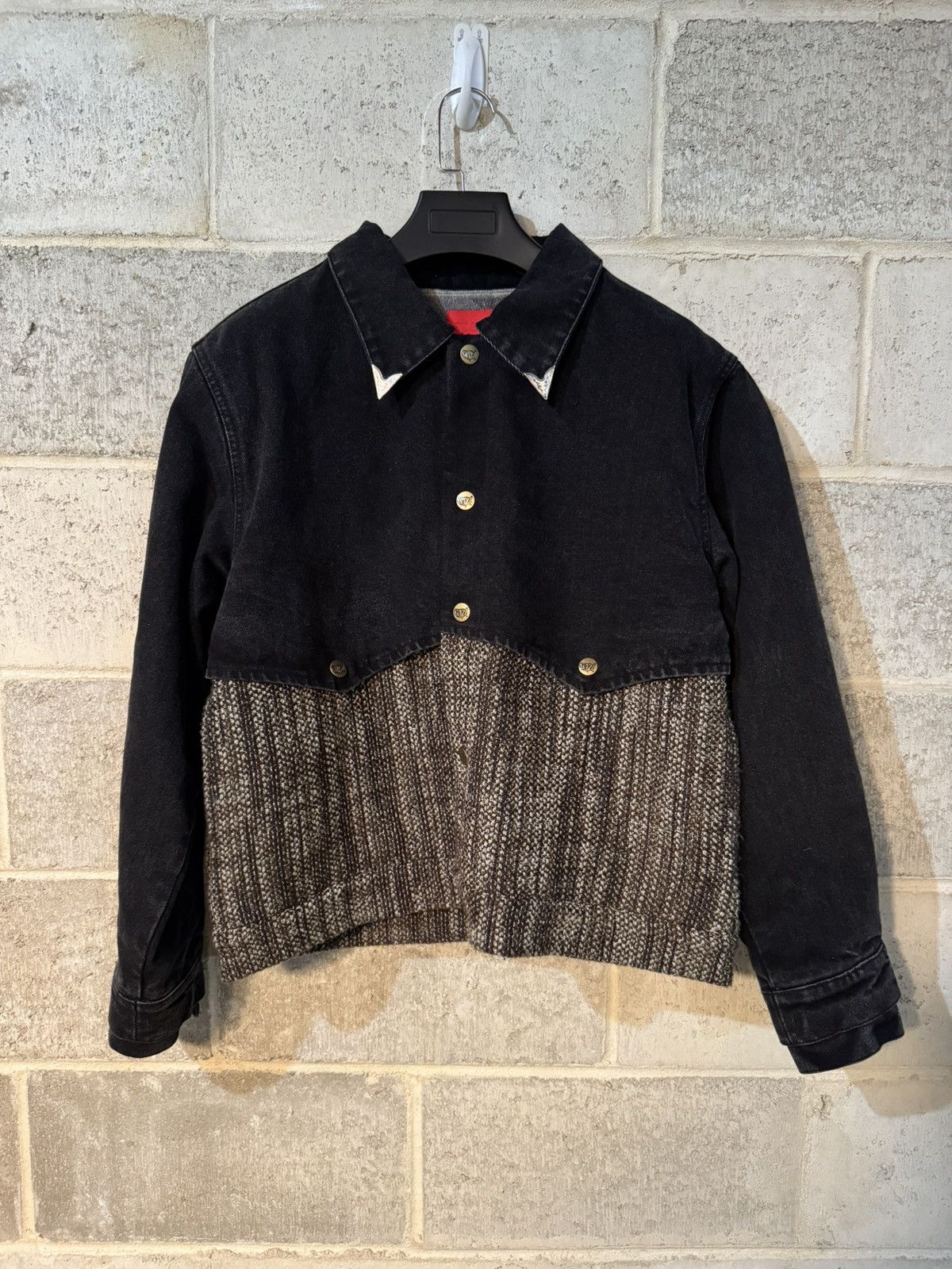 Fugazi Fugazi Black Western Snap Denim Jacket Size US S / EU 44-46 / 1 - 1 Thumbnail