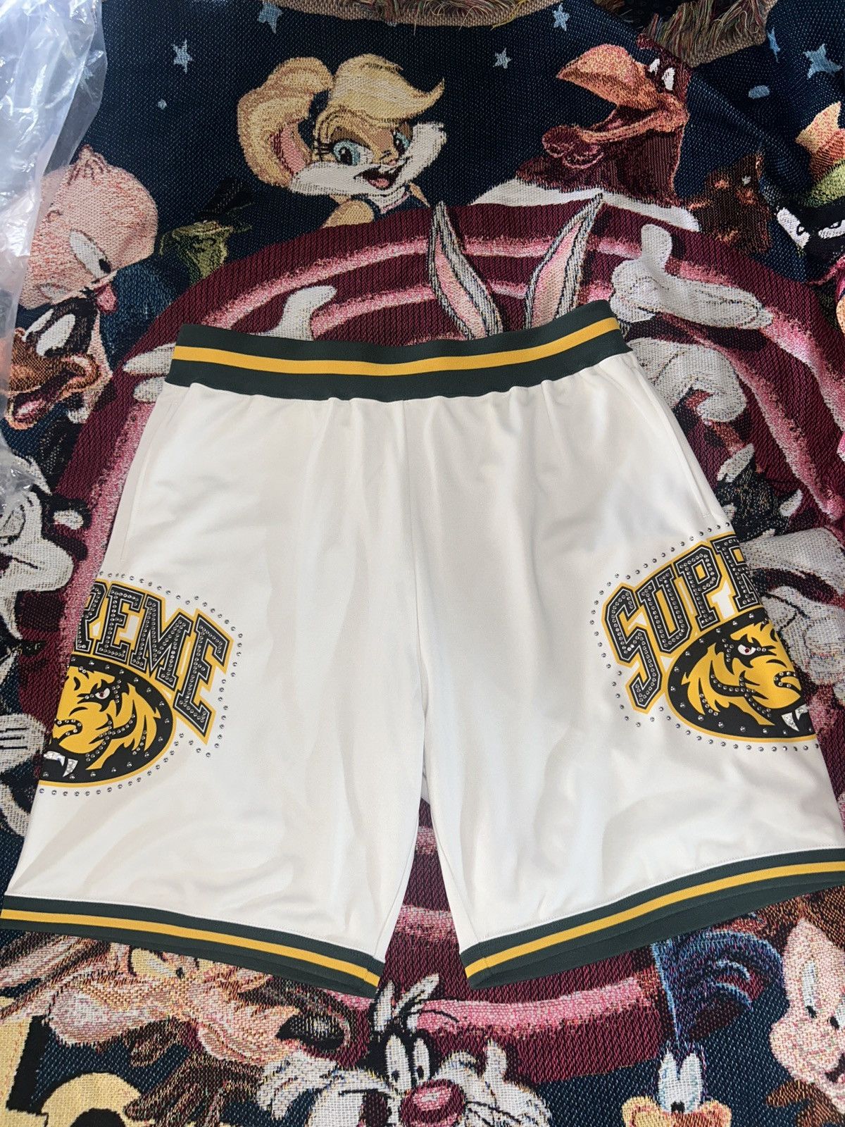 Supreme Supreme studded basketball short rhinestone | Grailed