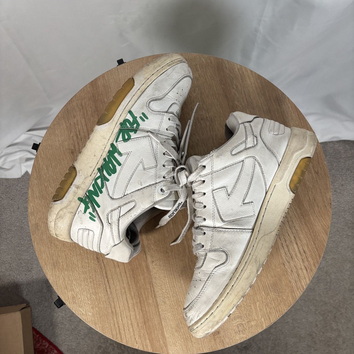 Off-White OFF White Out of Office Nordstrom Exclusive USED 43EU Size US 10 / EU 43 - 6 Thumbnail