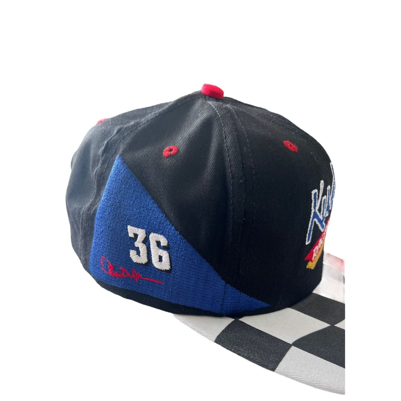 NASCAR Vintage 90s Kudos Nascar Racing Ernie Irvan #36 Snapback Size ONE SIZE - 5 Thumbnail