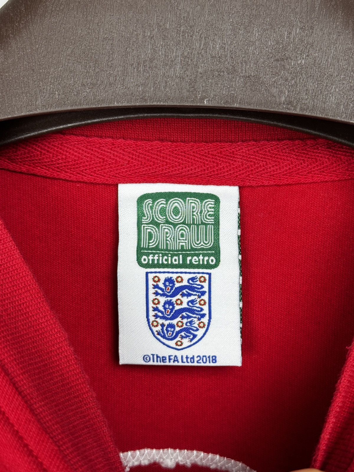 Other England 1966 Football Soccer Jersey Retro Replica Score Draw Size US M / EU 48-50 / 2 - 10 Thumbnail