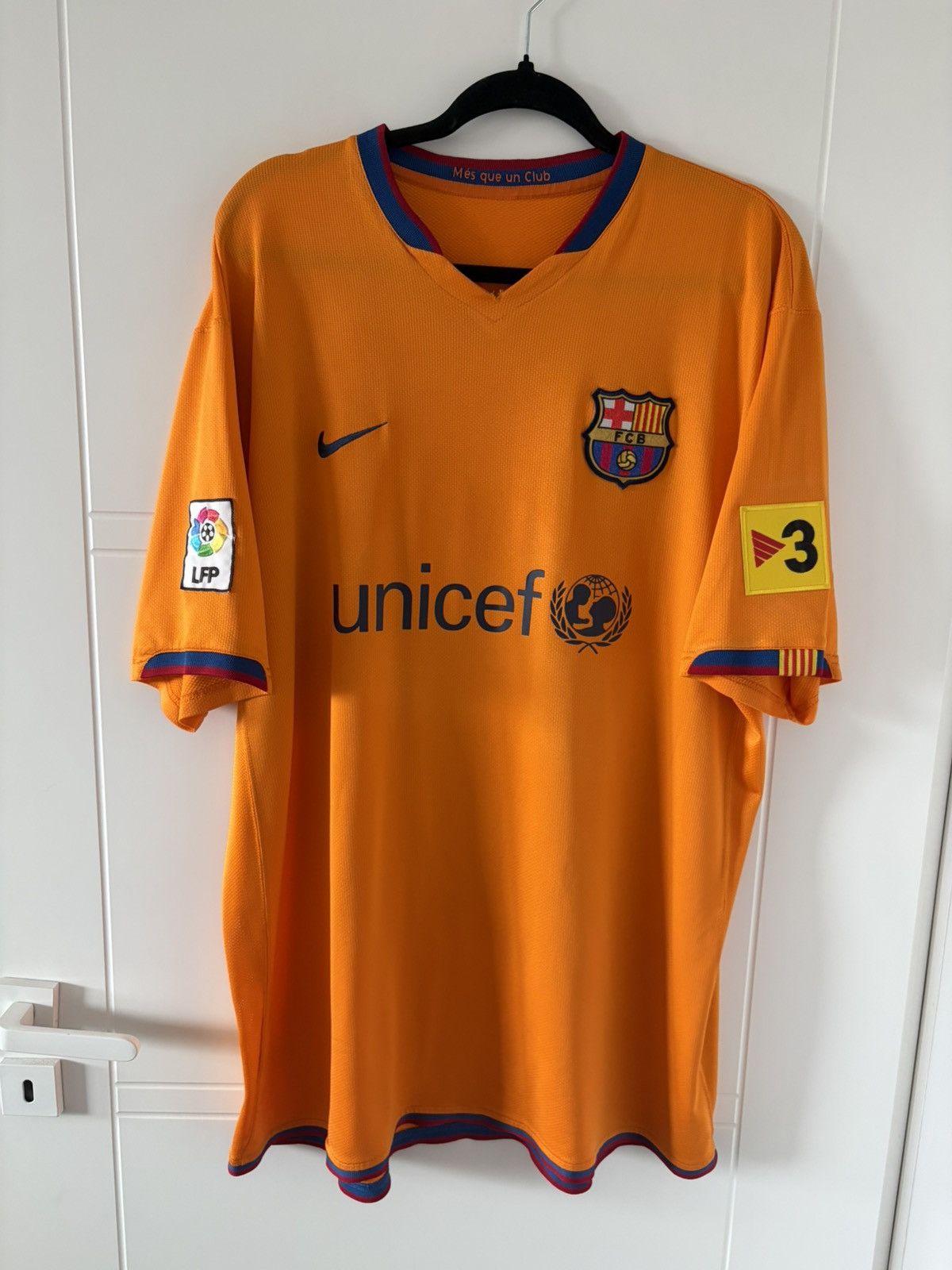 Barcelona nike 2007/2008 trzecia Messi — zdjęcie 5
