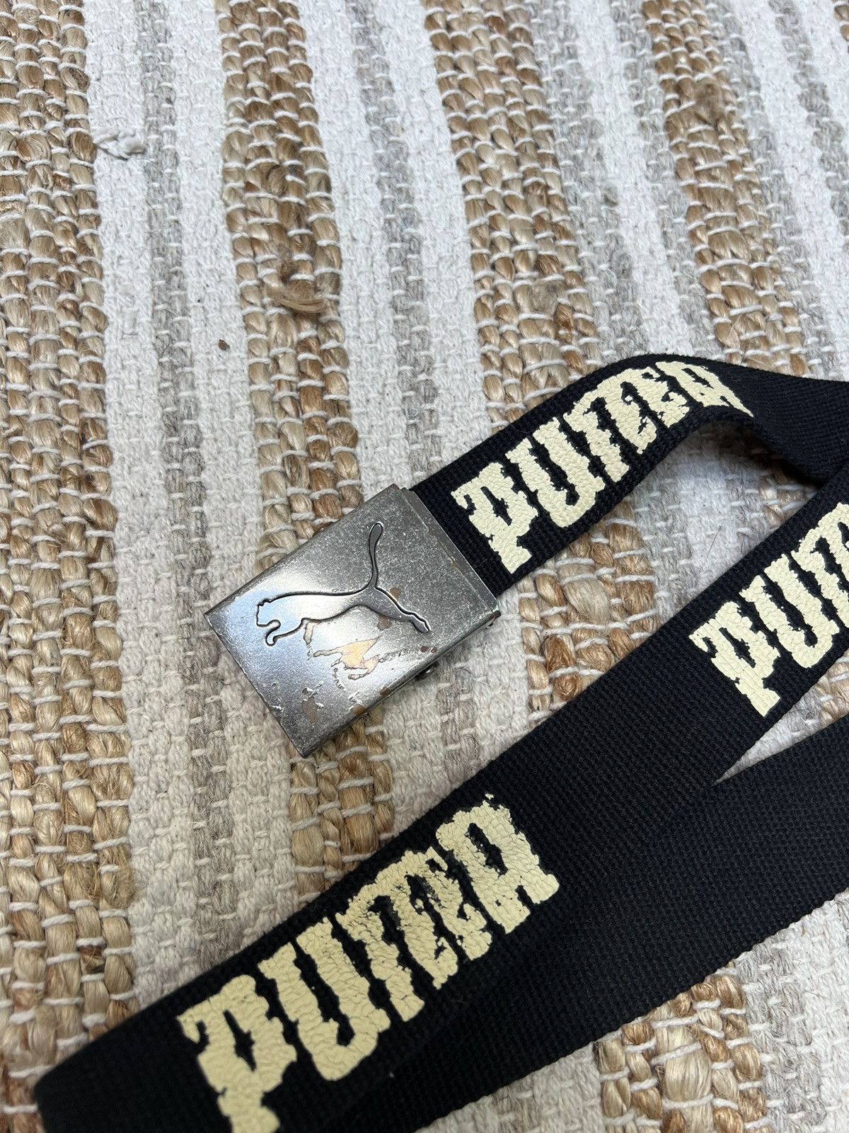 Puma × Vintage Puma rare around logo cotton belt Size ONE SIZE - 2 Thumbnail