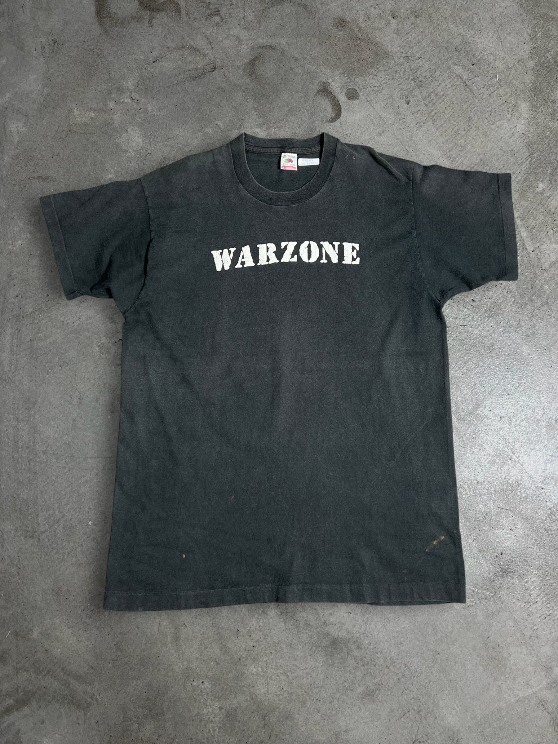 Band Tees VTG 90s Warzone United We Stand Hardcore Band T (XL) GTME667 Size US XL / EU 56 / 4 - 1 Thumbnail