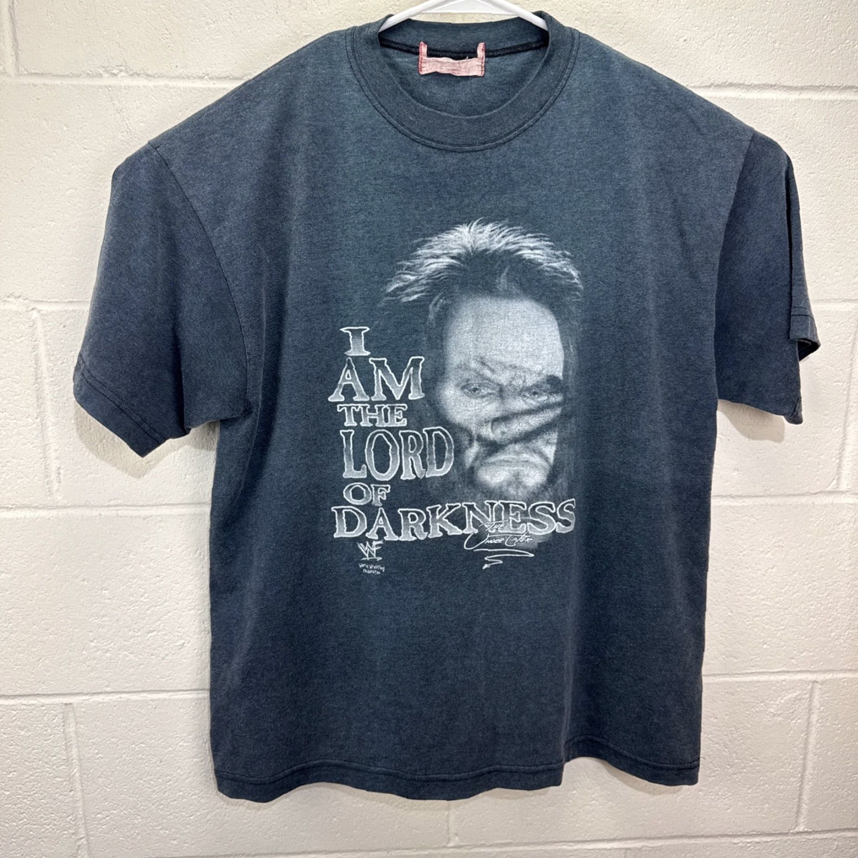 Vintage VINTAGE The Undertaker T-Shirt XL Gray Graphic Print WWF 90s Classic Mens Size US XL / EU 56 / 4 - 2 Thumbnail