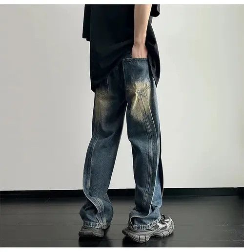Japanese Brand × Jean Wide Leg Jeans Baggy Y2k Washed Size US 30 / EU 46 - 4 Thumbnail