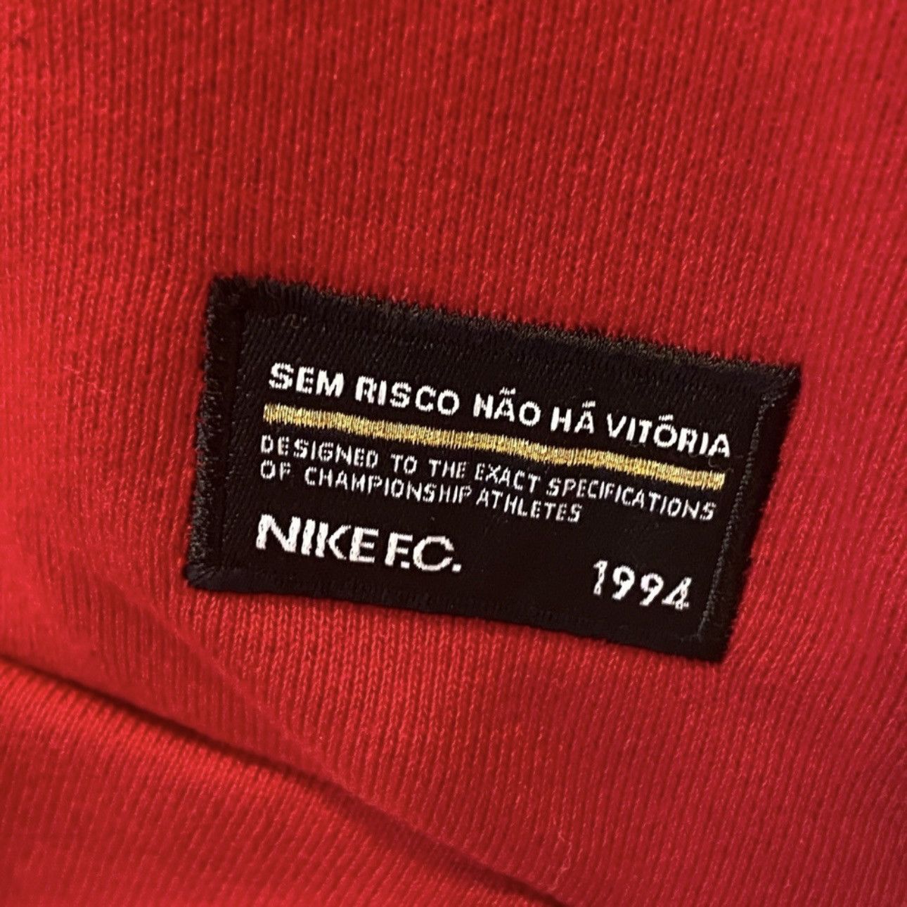 Nike Nike FC Football Club Sweatshirt Soccer Red Black S Size US S / EU 44-46 / 1 - 7 Thumbnail