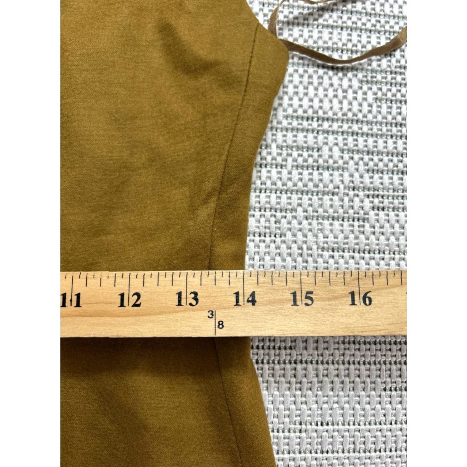 Diane von Furstenberg Diane von Furstenberg Dress Womens 6 Brown Wool Bodycon Sleeveless Round Neck Zip Knee Length Party/Cocktail Vintage No Size M / US 6-8 / IT 42-44 - 7 Thumbnail