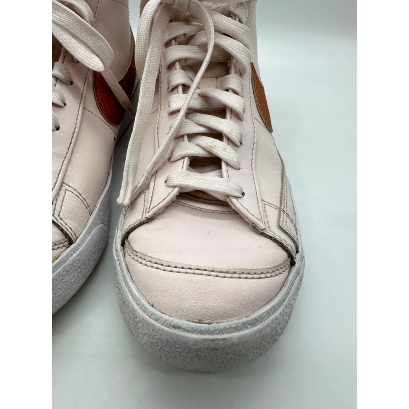 Nike Nike Womens Blazer Sneaker Pink Size 10 DQ7574-600 Copper Swoosh Shoes Size L / US 10 / IT 46 - 3 Thumbnail