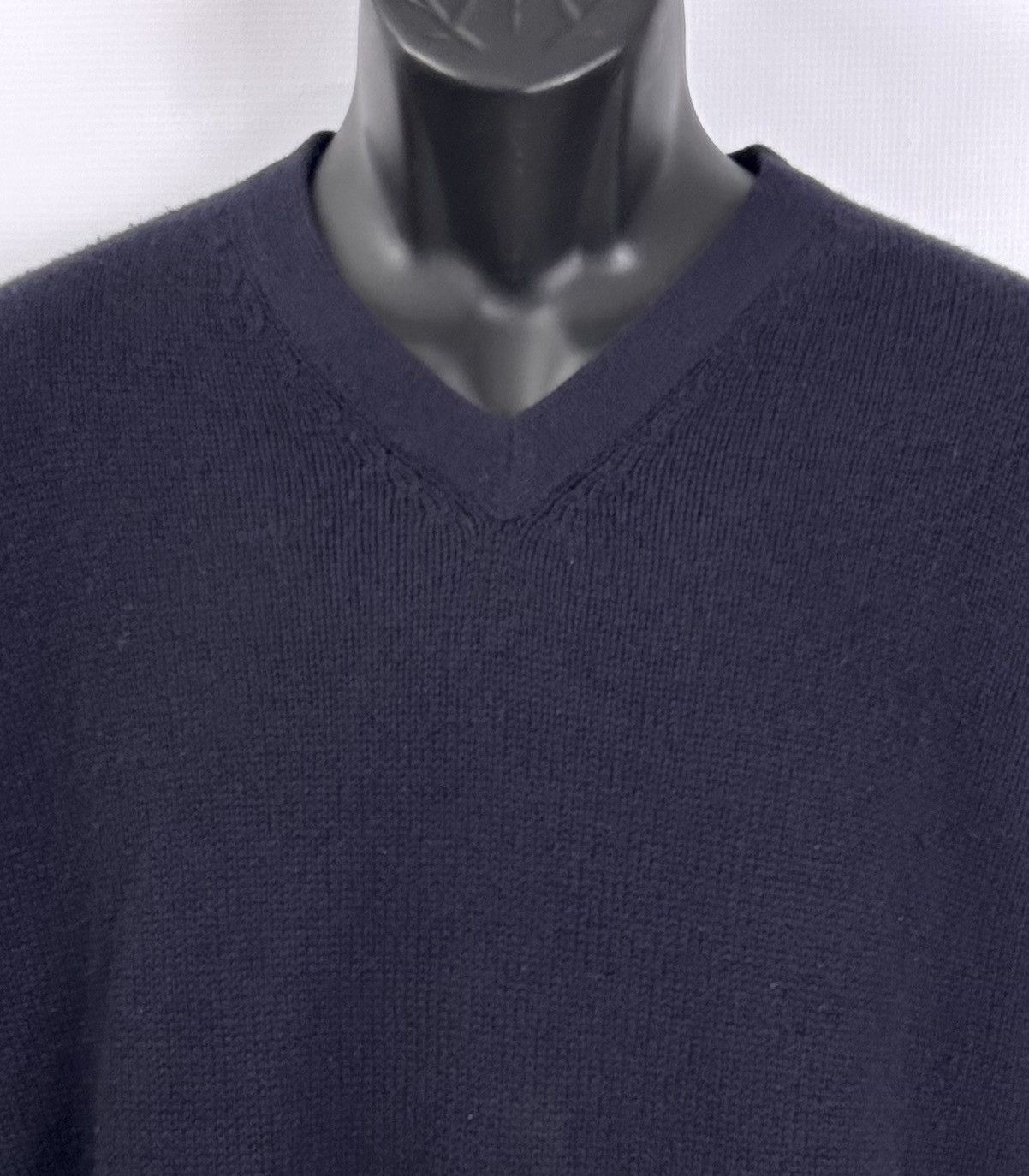 Prada Prada 100% Cashmere Navy Blue Sweater 52 XL Made in Italy Size US XL / EU 56 / 4 - 3 Thumbnail