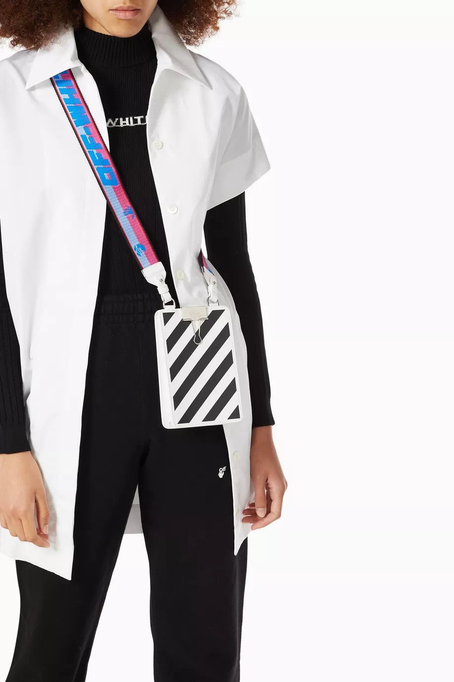 Off-White o1y1225 Size : OS / Leather Crossbody Bag in Multicolor Size ONE SIZE - 5 Thumbnail