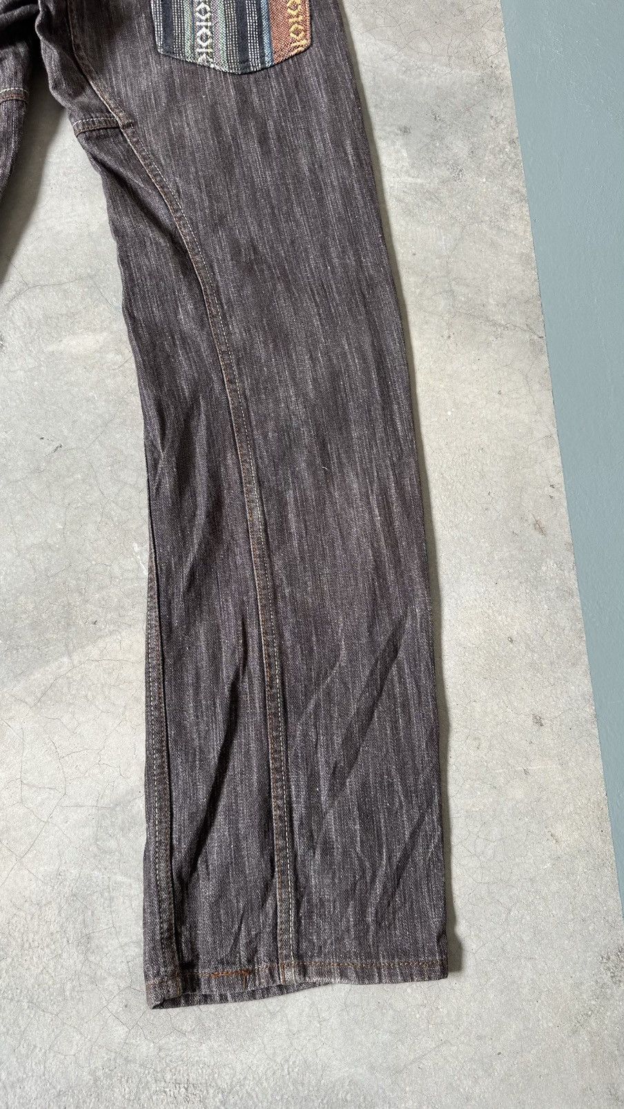 Japanese Brand VINTAGE DOMINATE HANDCRAFTED JEANS Size US 34 / EU 50 - 11 Thumbnail