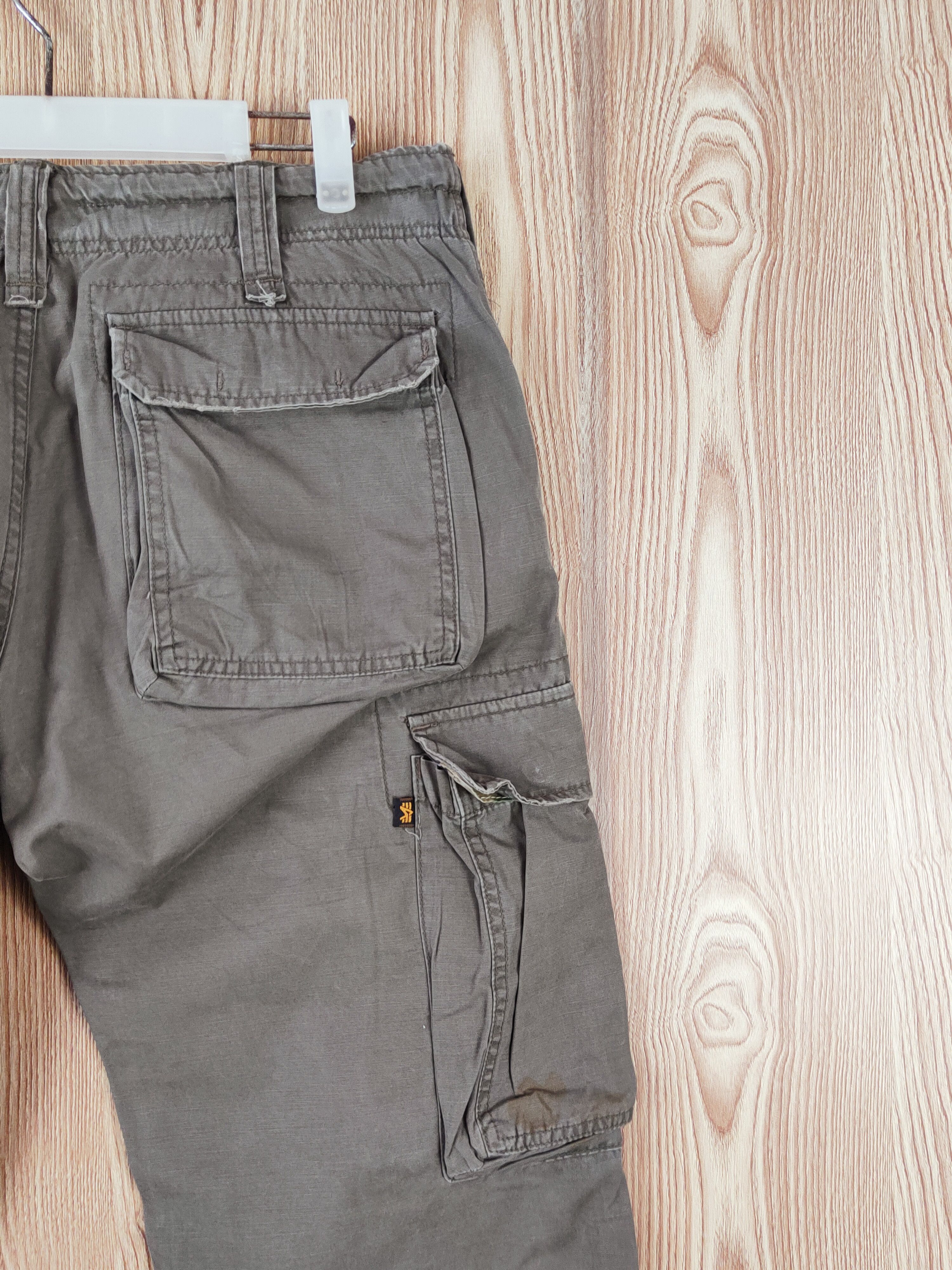 Alpha Industries Alpha Industries X Blow Olive Multipocket Cargo Pants #W896 Size US 32 / EU 48 - 12 Thumbnail